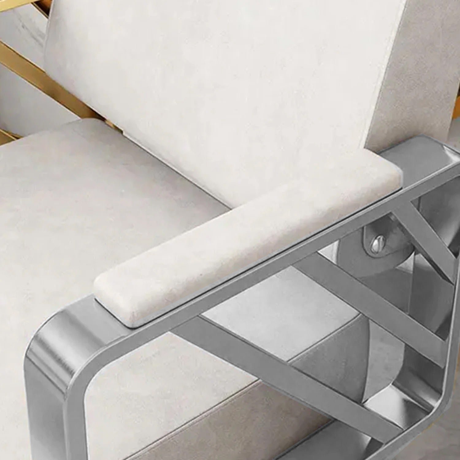 SALON CHAIR HYDRAULIC CHAIR FOR BUSINESS (SILVER 1 UNIT )