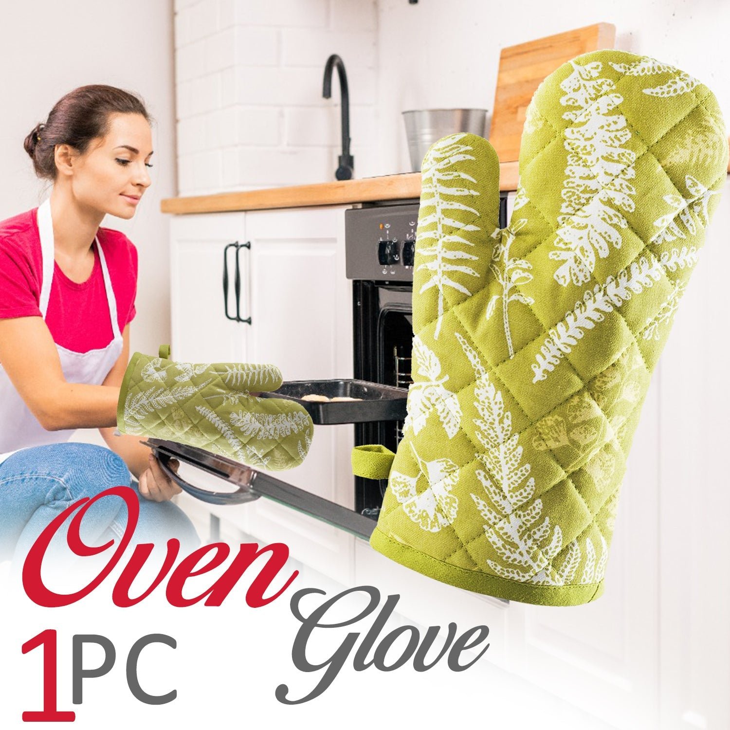 Baking Essential Cotton Glove, Heat Proof Microwave Baking Oven