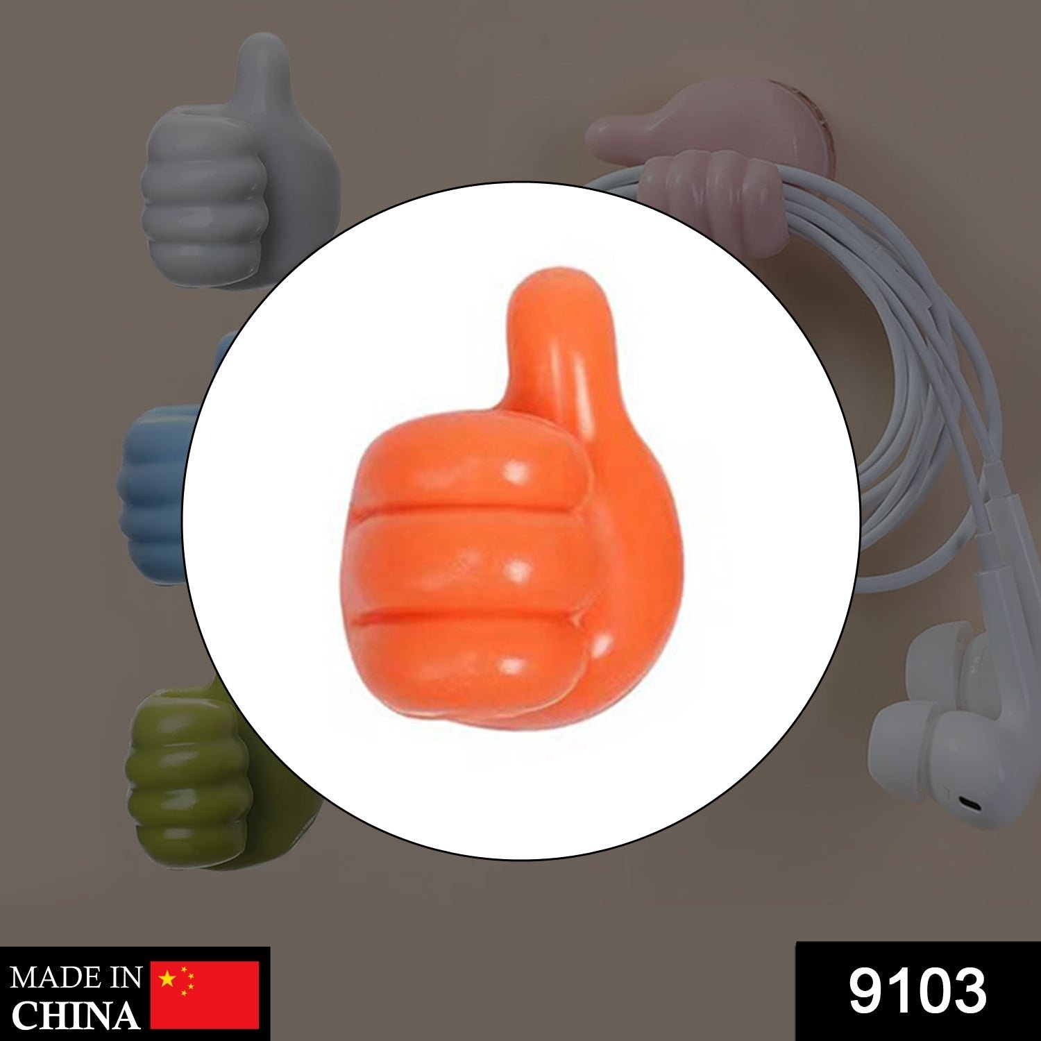 Multifunctional Multi functional Hand Shape Wall Clip Hanger Keys Cable Holder