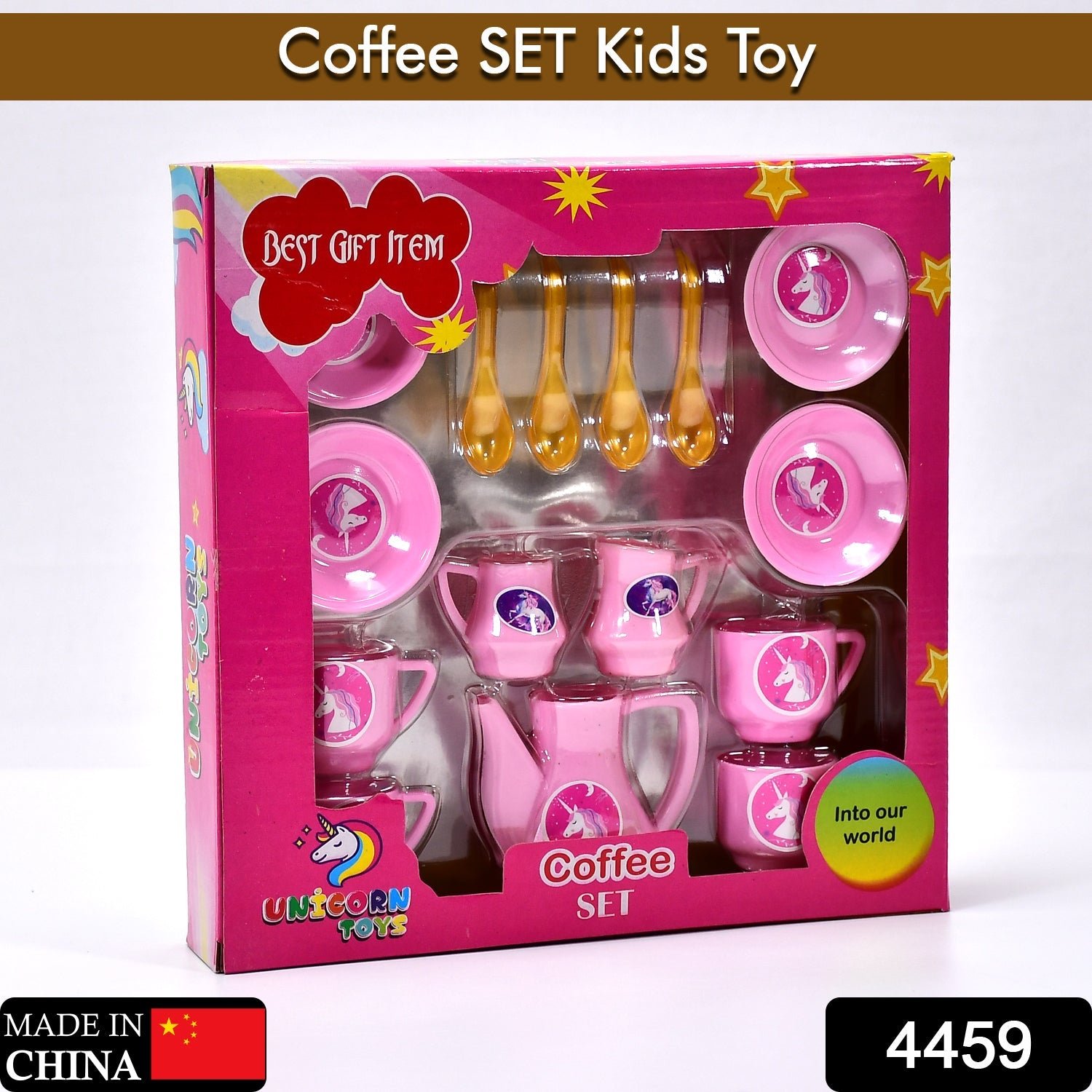 Tickles Tea toy Set | Coffee Kitchen Plastic Set Toy for Kids, Boys & Girls (15Pcs)