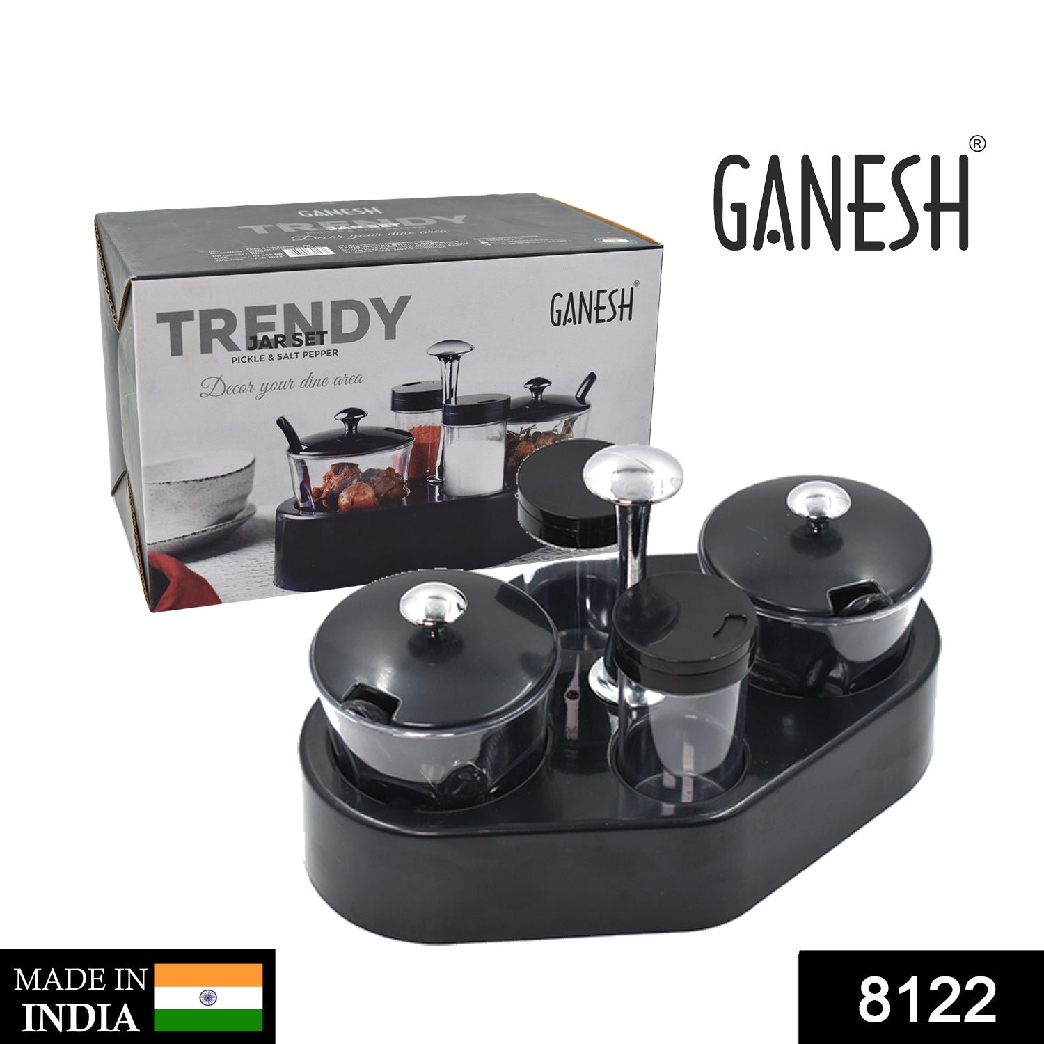 Ganesh rendy Condiment set (1 Pc / Plastic)
