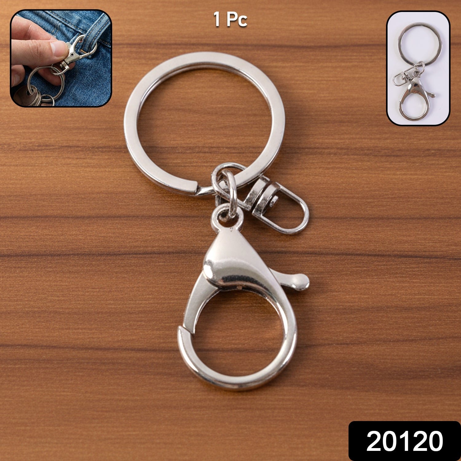 Heavy Duty Metal Keychain (1 Pc)