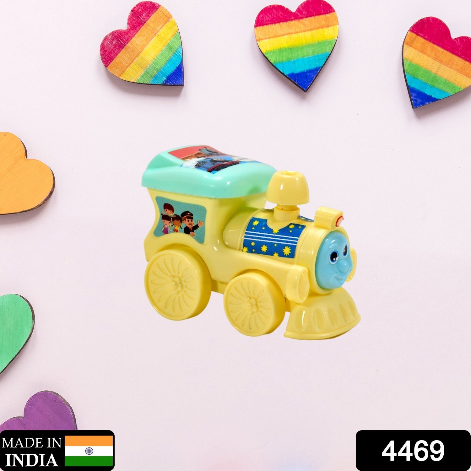 Pull-Rope Racing Train Engine Toy for Kids