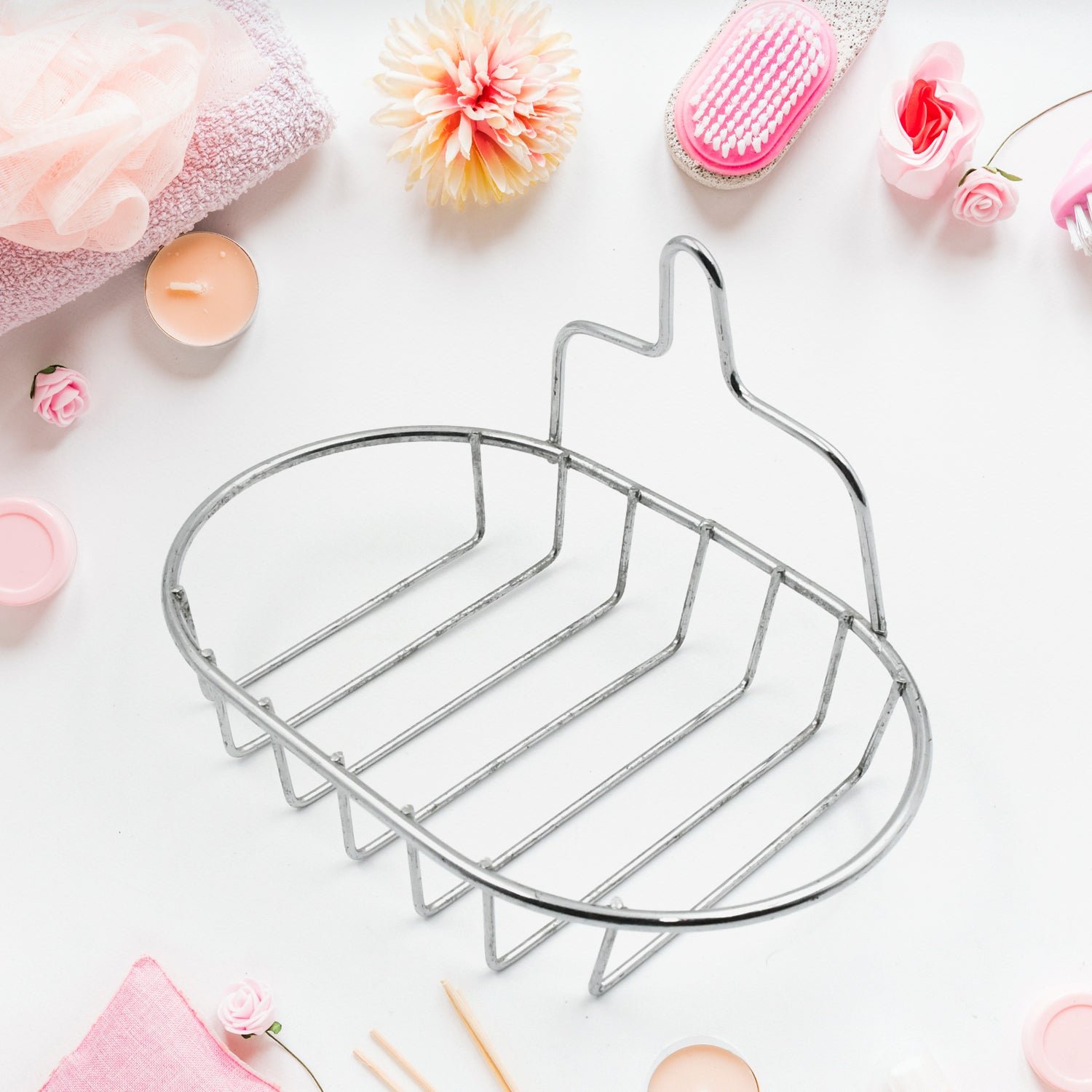 Kitchen, Bathroom Stainless Steel, Soap Dish Holder Wall Hanging Soap Storage Rack