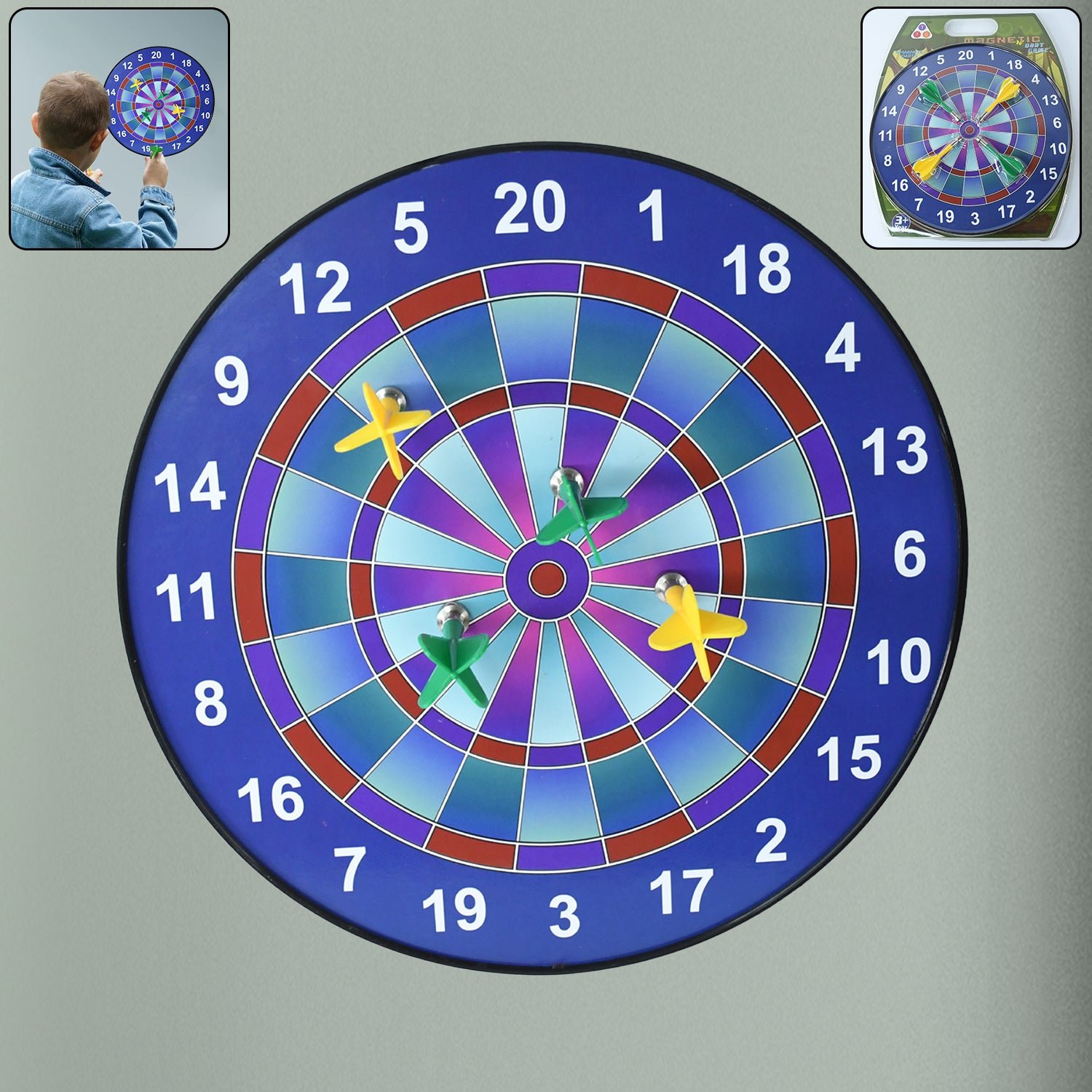 Magnetic Dartboard Game Set for Kids & Adults
