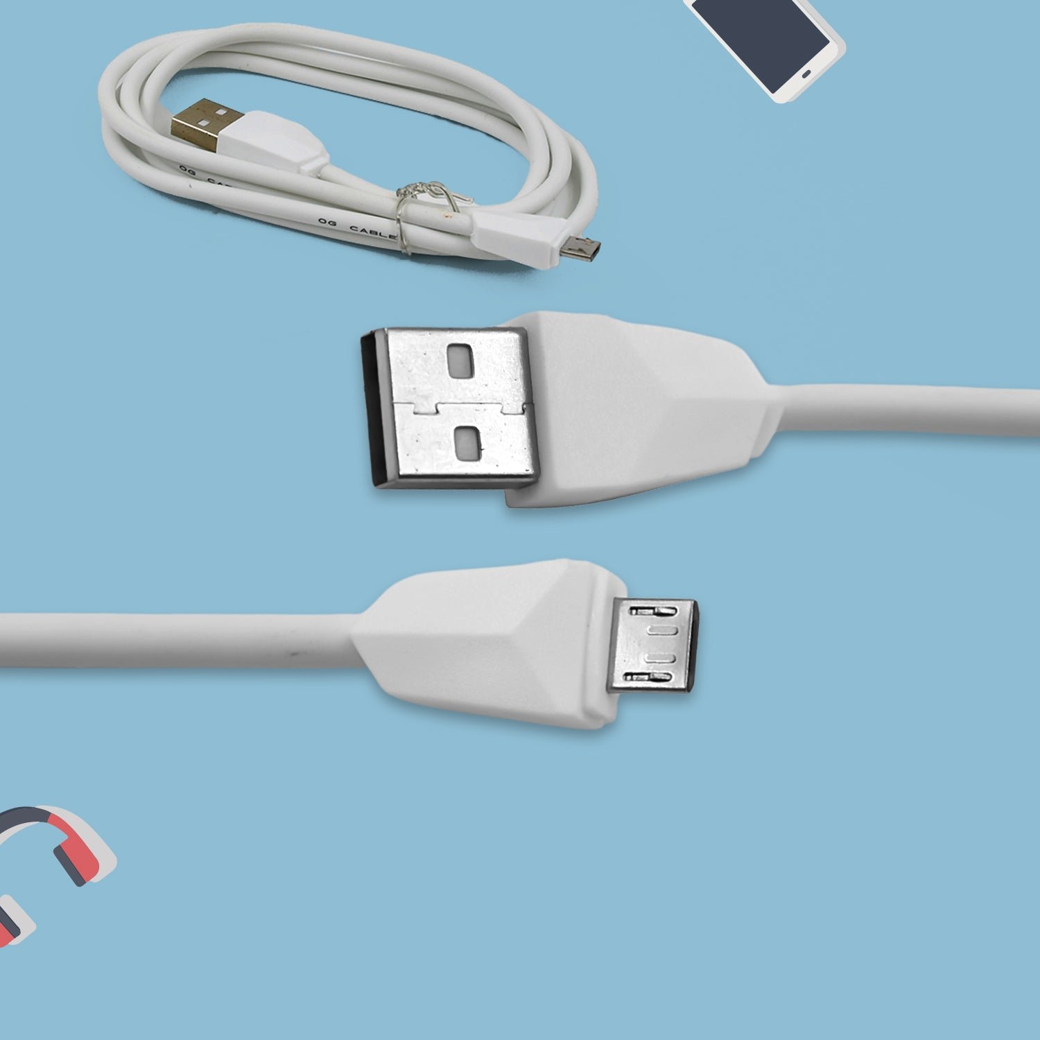 JK 2A Fast Charging for android, Micro Cable (1000 mm)