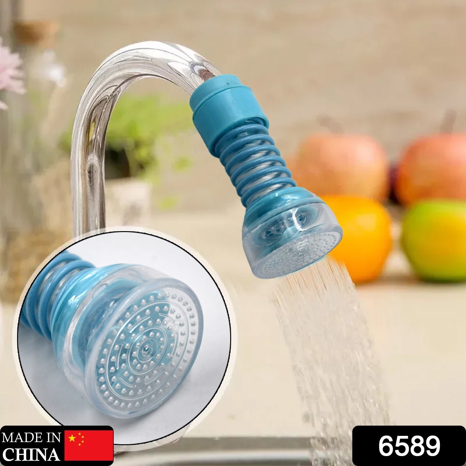Faucet Sprayer Filter Nozzle Rotatable Adjustable Tap for Wash Basin Removable