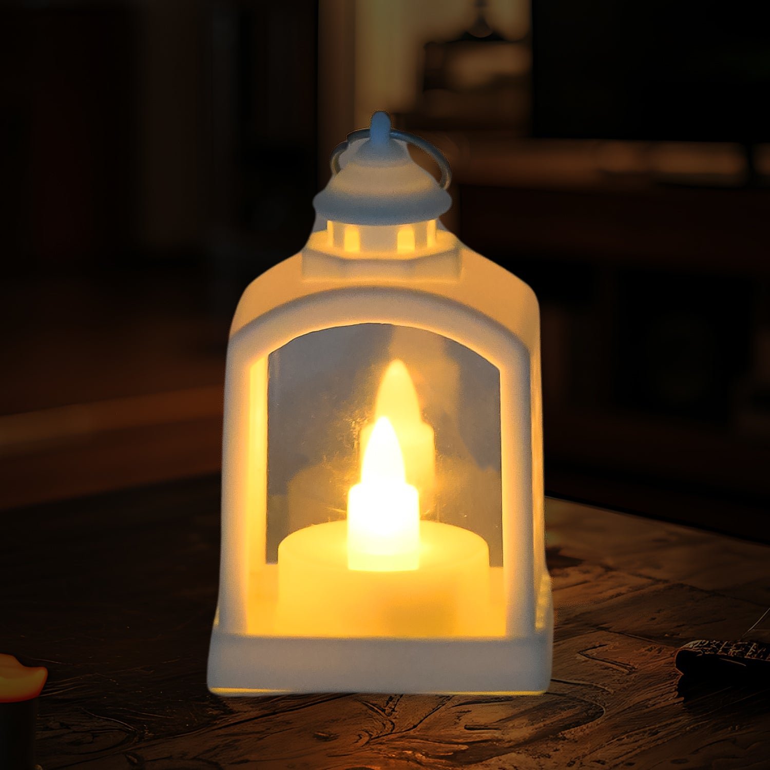 Smokeless Led Light Lantern Lamp, Diwali (1 Pc)