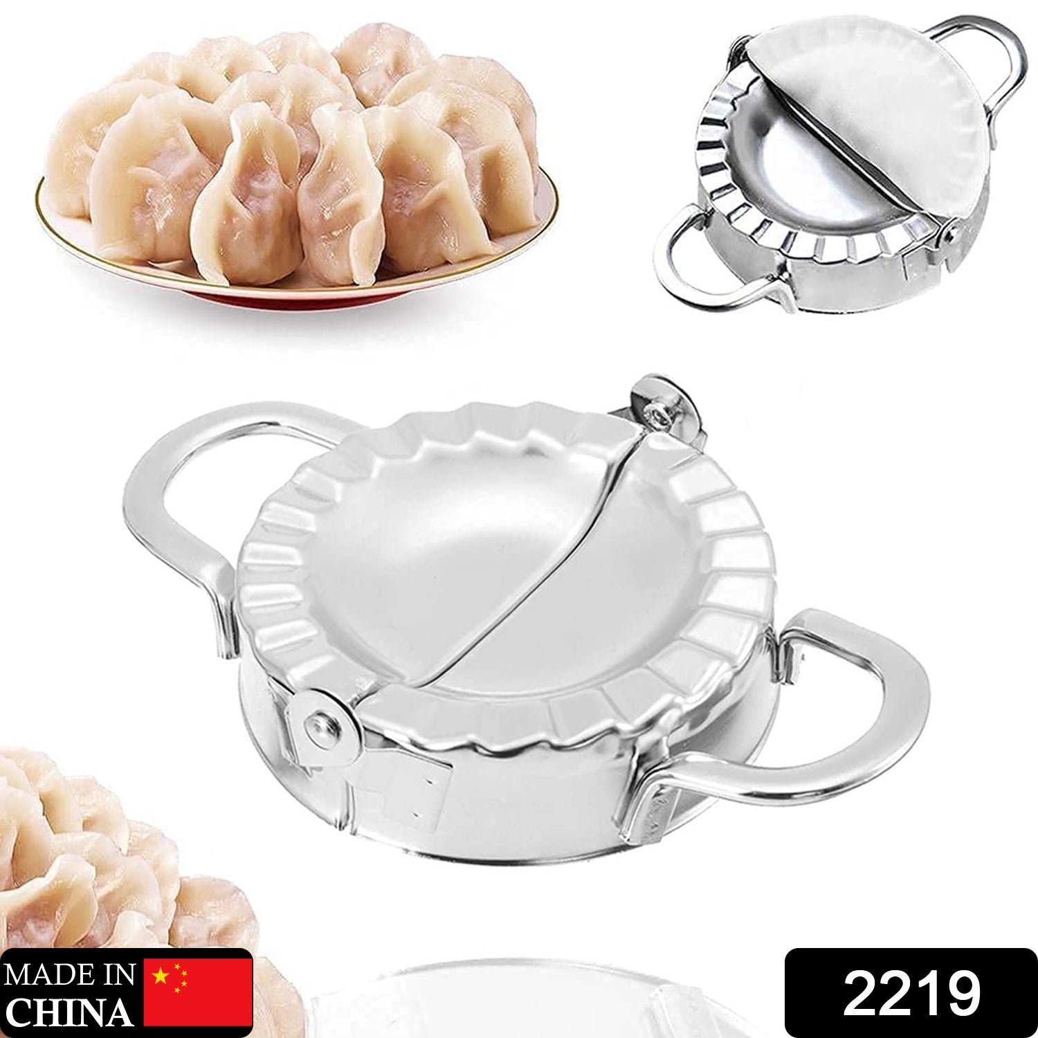 Stainless Steel Dumpling Maker, Ghughra maker, Dough Cutter Pie Mold Tool.