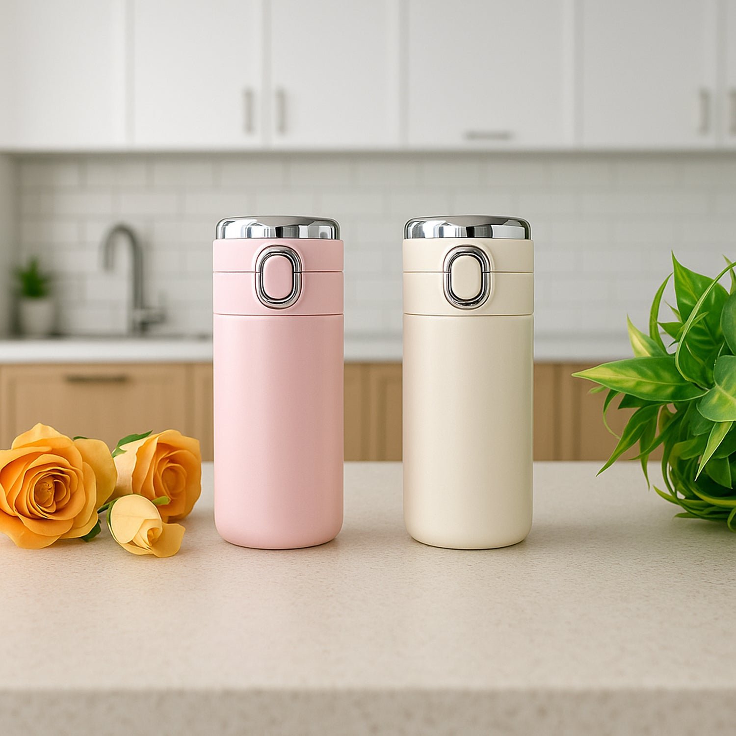 Smart Vacuum Insulated Water Bottle with LED Temperature Display (320 ml)