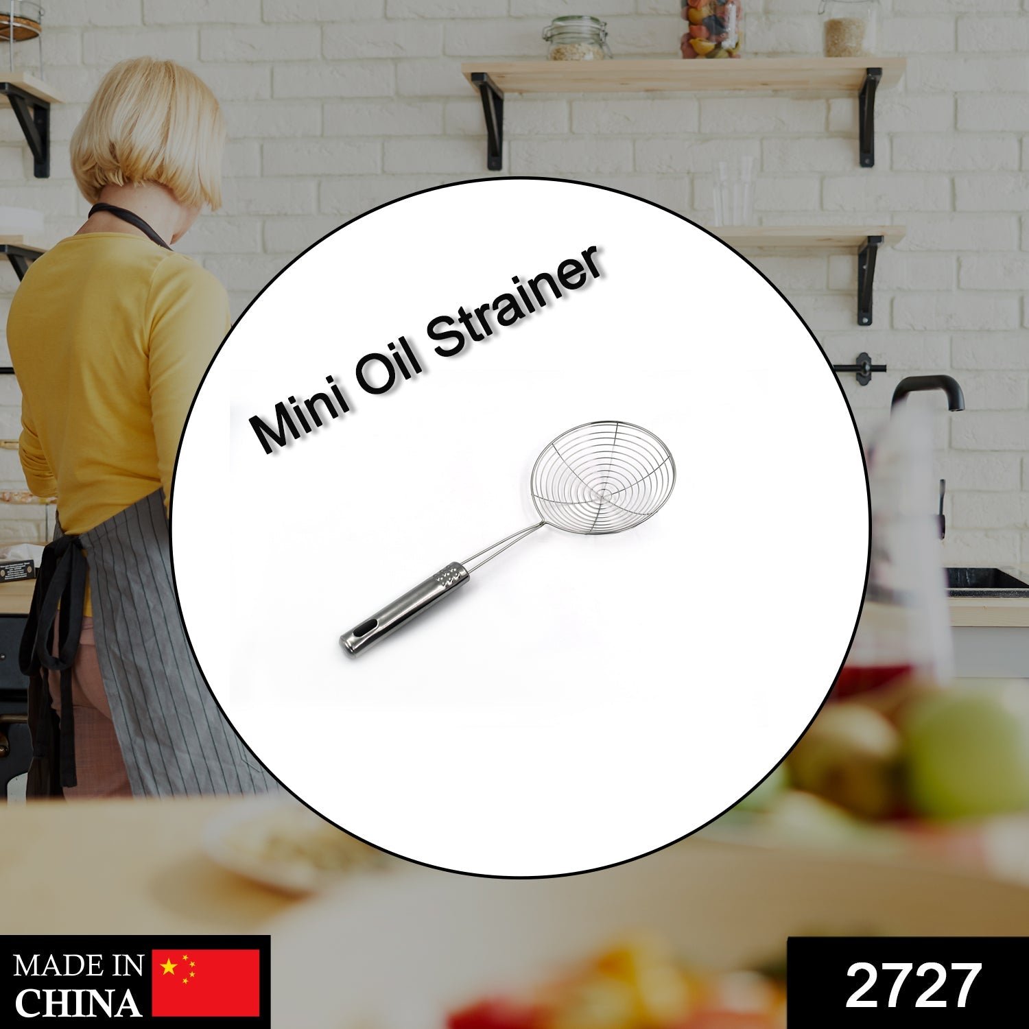 Mini Oil Strainer Get Fried Food Stuffs Easily Without Any Problem And Damage
