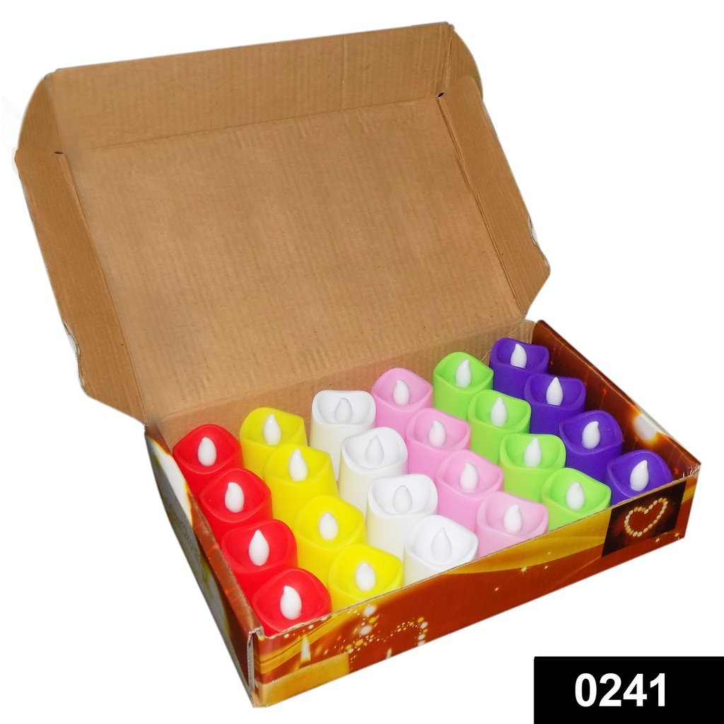 Festival Decorative - LED Tealight Candles, Diwali (Multi Color)