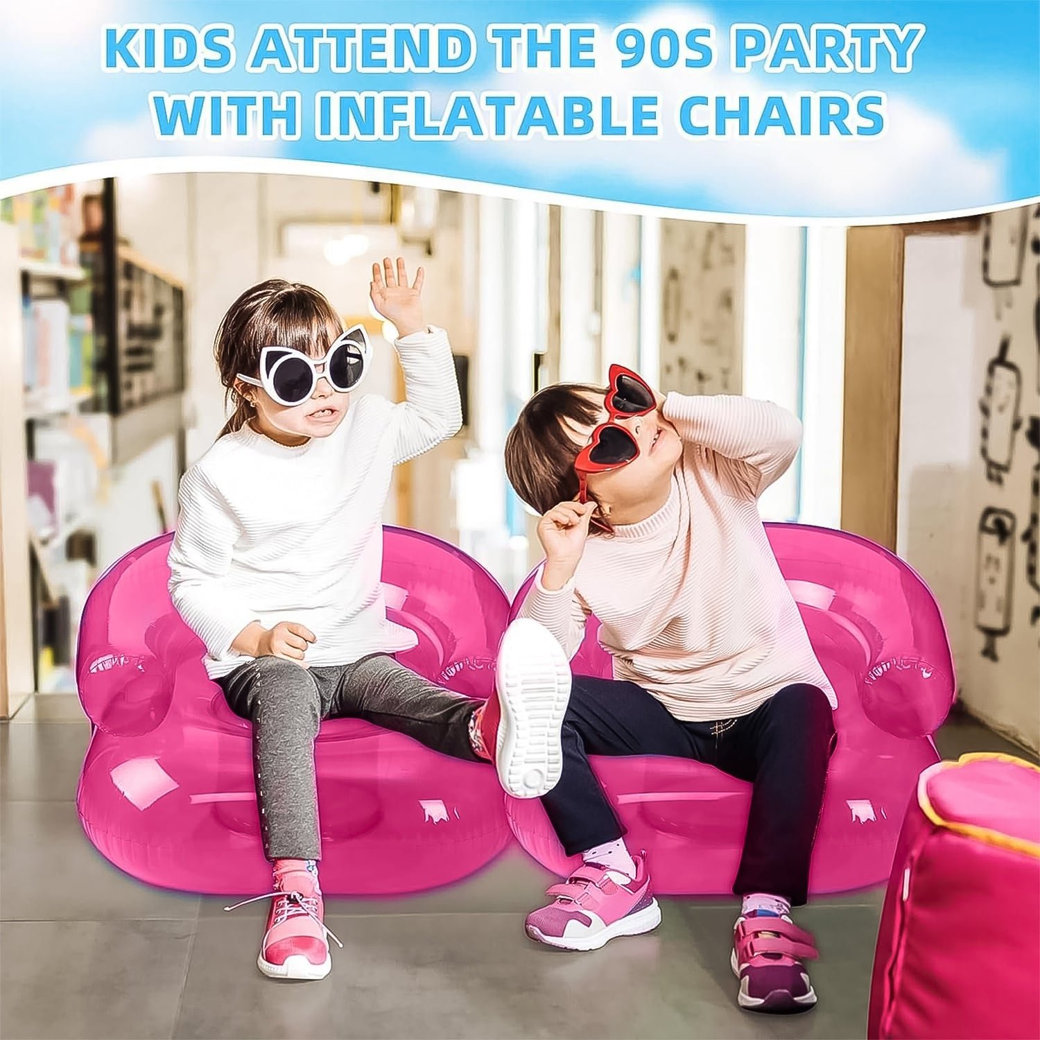 Inflatable Sofa Chair Boys and Girls Suitable for Camping (28 Inch Approx / 1 Set)