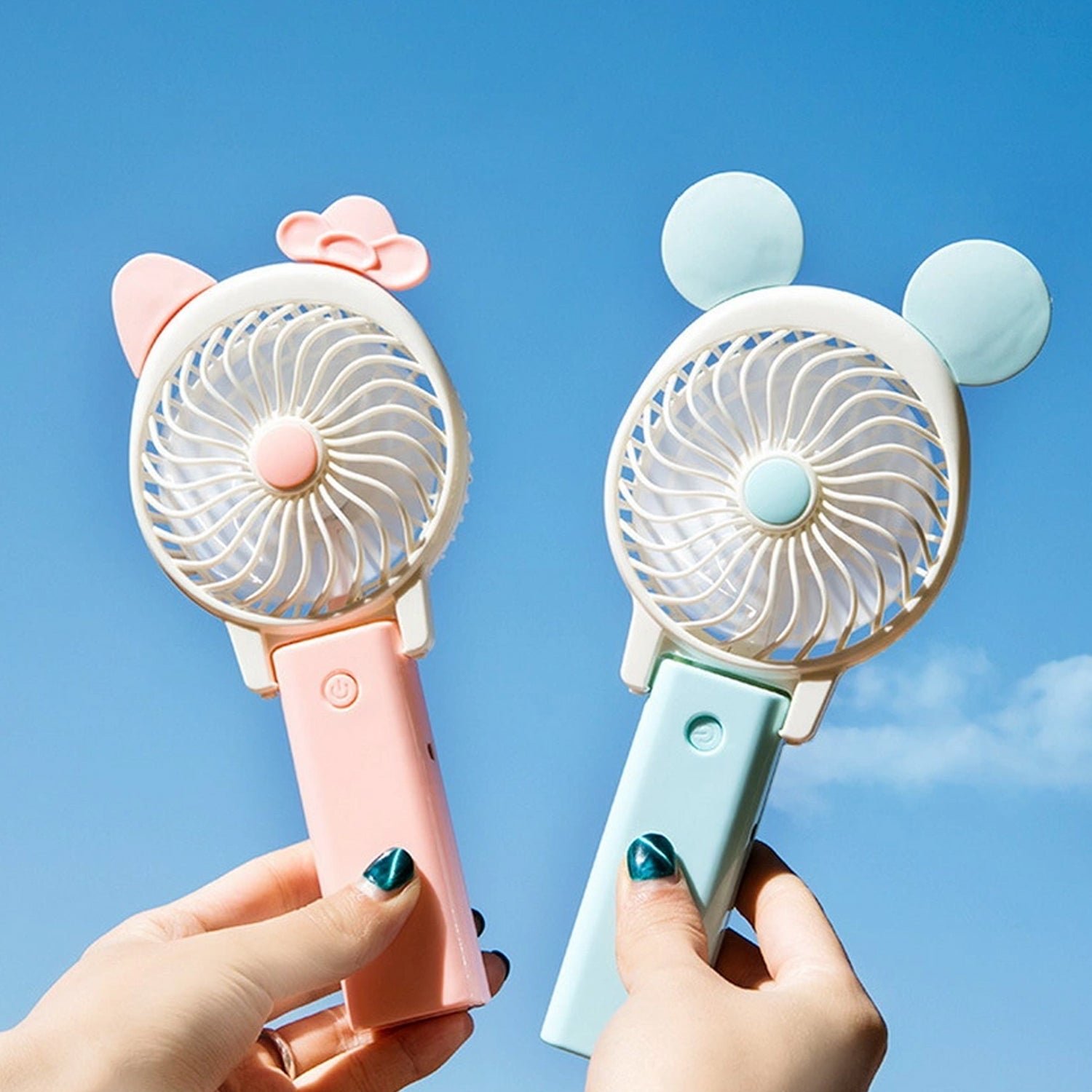 Mini Cartoon Style Fan  household and many more for producing fresh air purposes