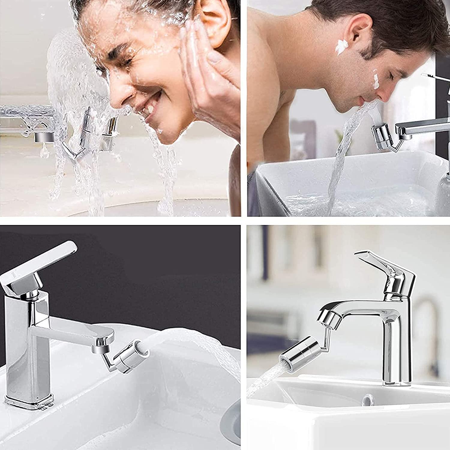 Splash Filter Faucet Sprayer for Kitchen & Bathroom