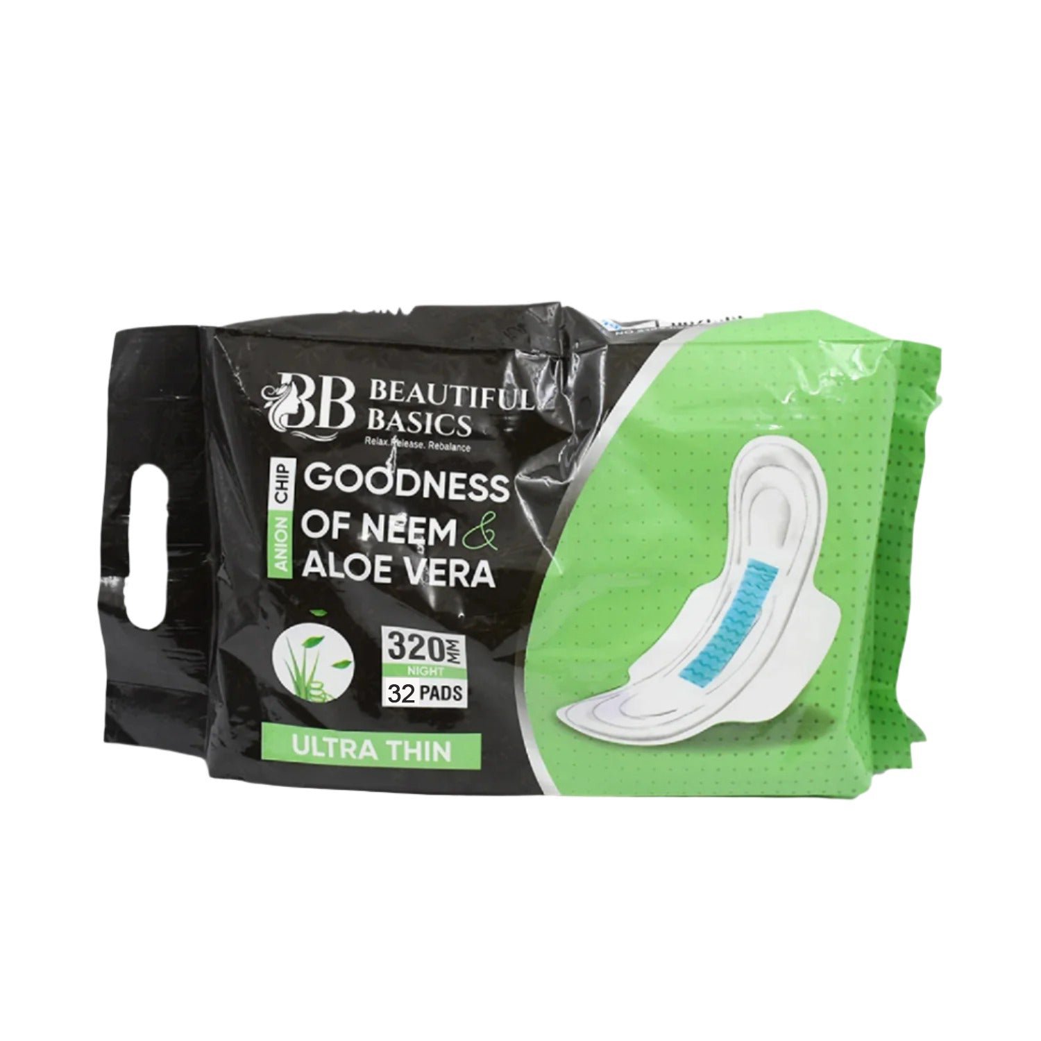 Ultra Thin Sanitary Pads with Neem & Aloe Vera (32 Pads)