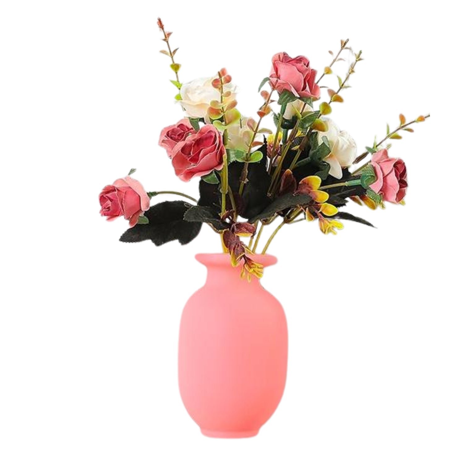 Wall Hanging Silicone Flower Pot Sticker Plant Rack for Decoration (MultiColour)