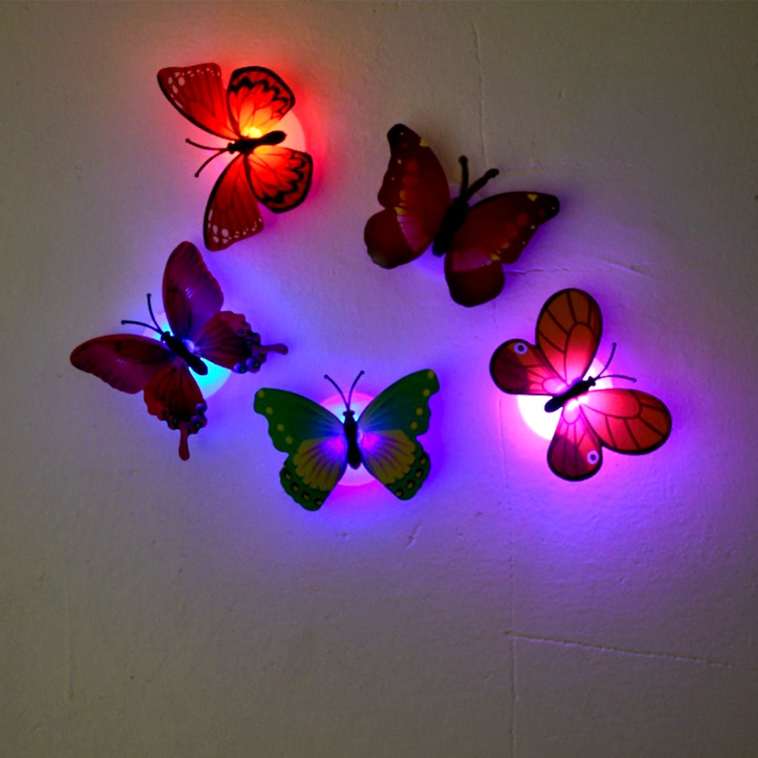 Butterfly 3D Night Lamp – 3D Illusion LED Lamp for Room & Decor (Pack of 50)