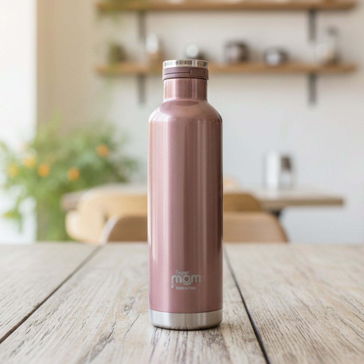 Supermom 1000 ML Stainless Steel Insulated Hydro Water Bottle, Vacuum Flask