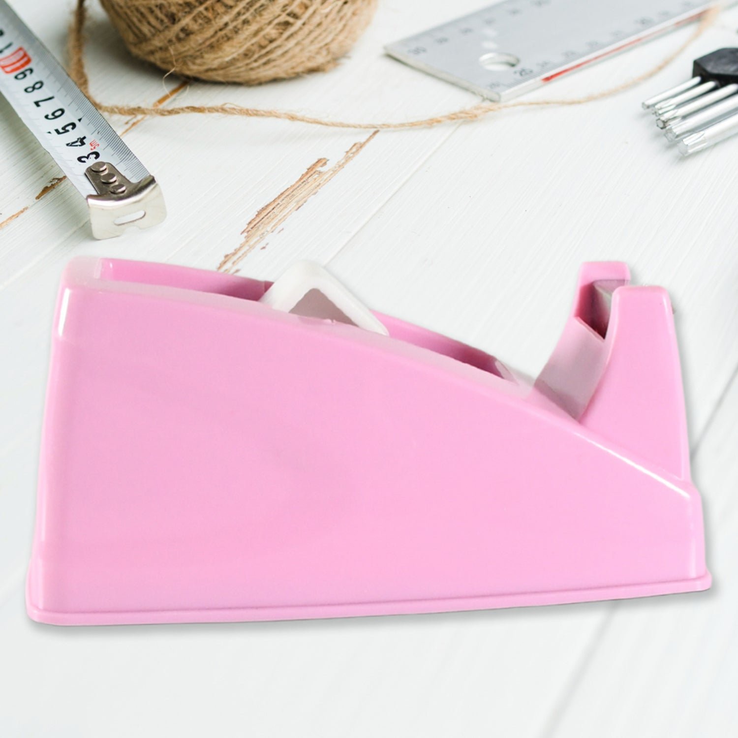 Plastic Tape Dispenser Cutter for Home Office use(1 pc / 300 Gm)