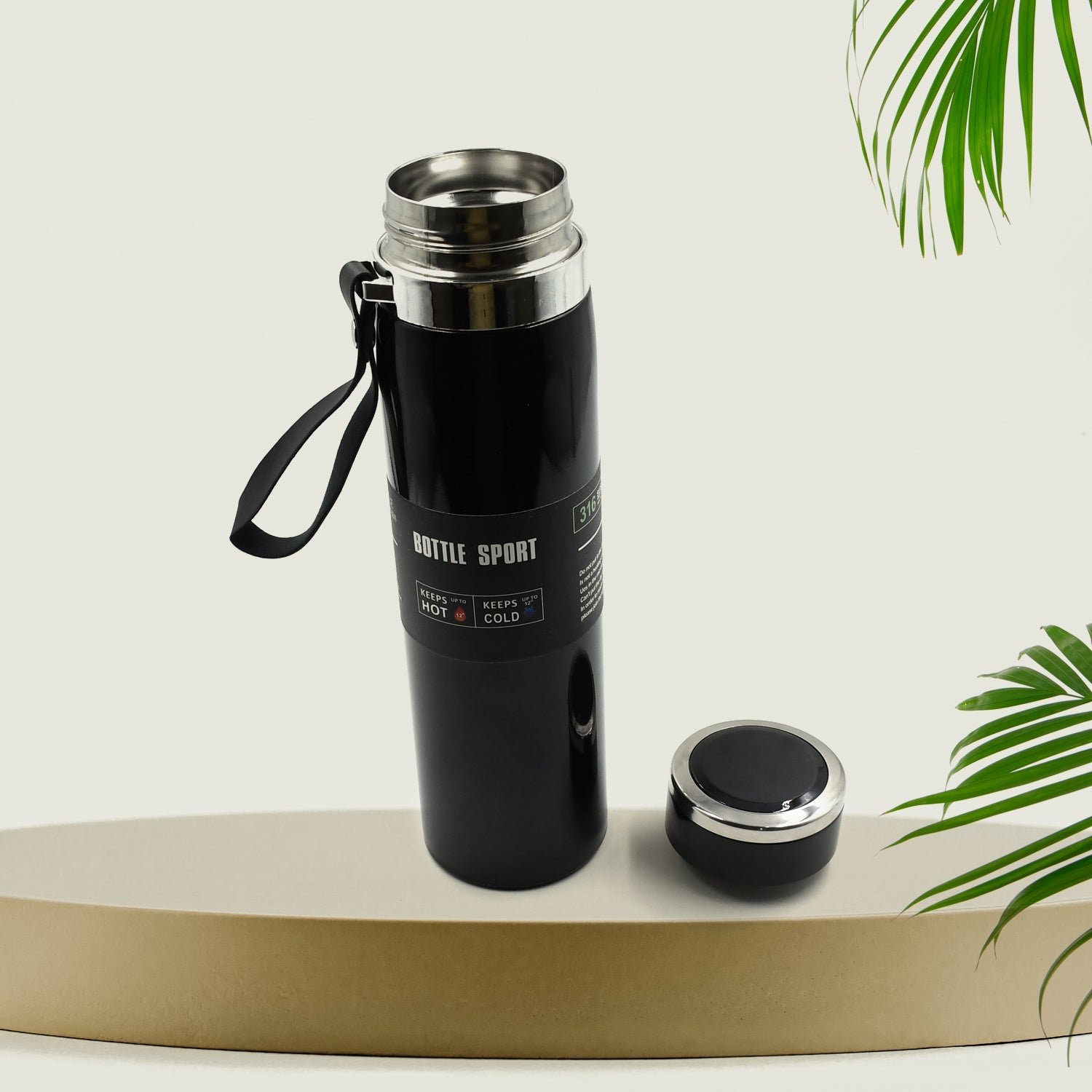 Double Stainless Steel Wall Flask Vacuum Insulated Water Bottle 1000ML