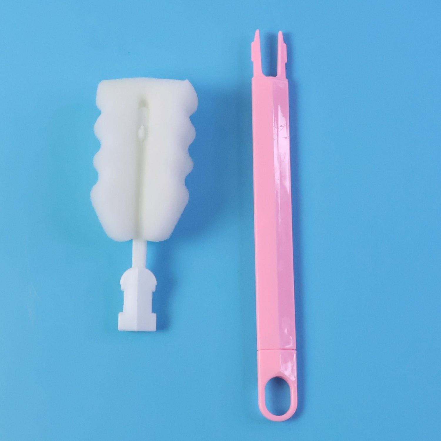 Long Handle Silicone Bottle Cleaning Brush 32 cm (1 Pc)