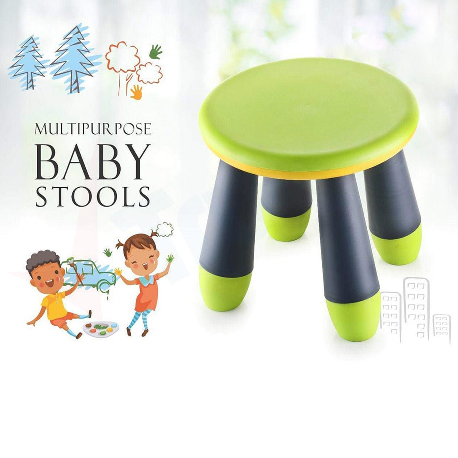 Foldable Baby Stool used in all kinds of places, specially made for kids