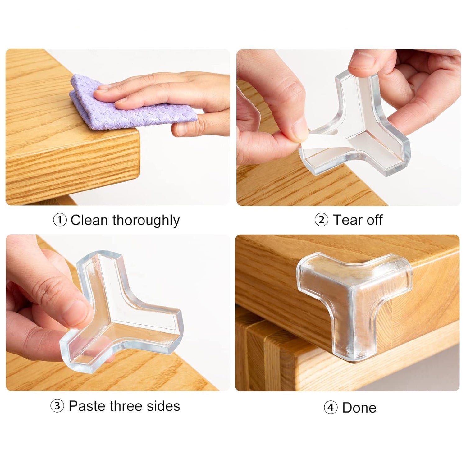 Corner Protector for Baby (10 Pcs Set / T Shape)