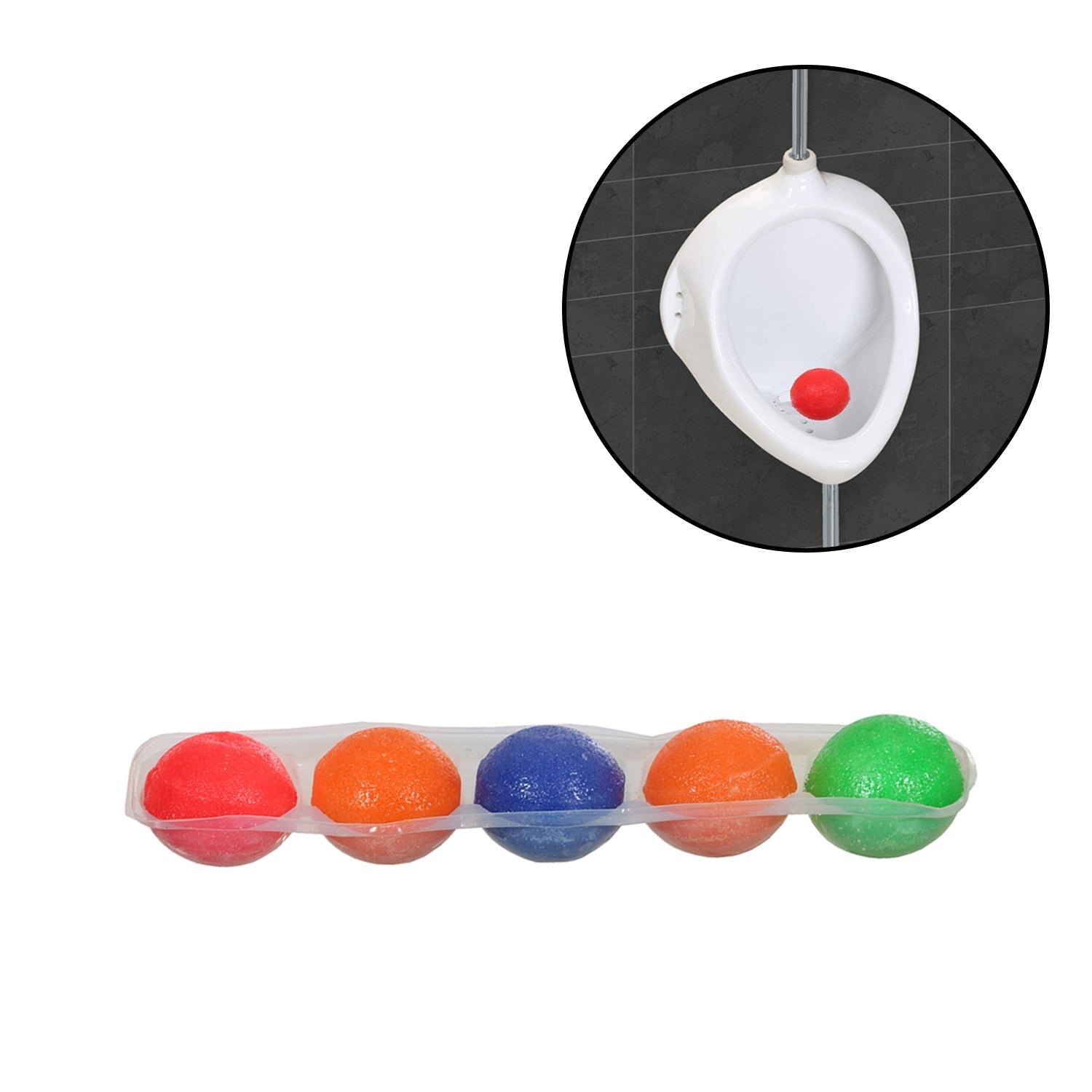 Urinal Balls | Sani Balls | Bathroom Freshener  Long-Lasting Fragrance (5 Pcs Set)