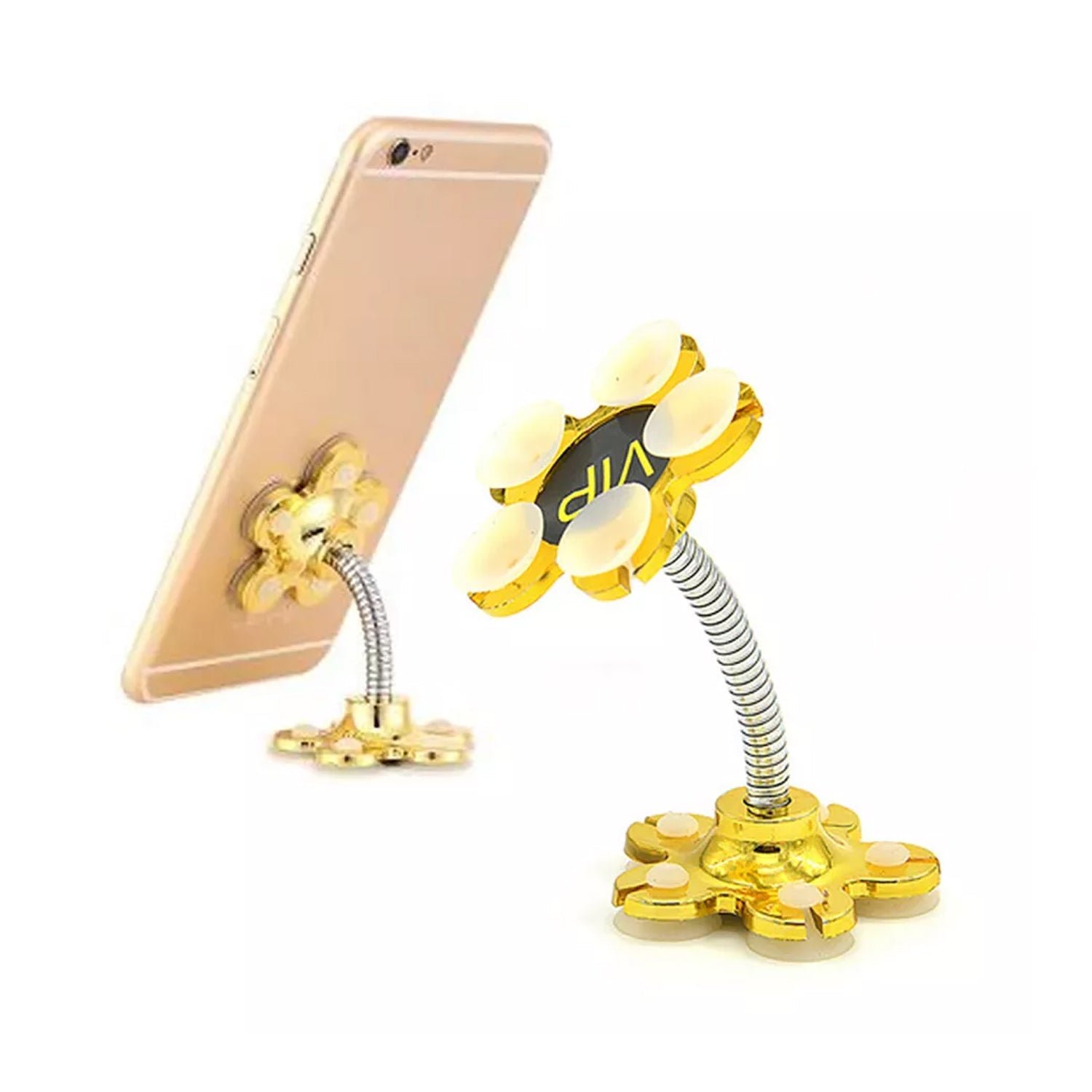 360° Rotatable Phone Stand with Double-Sided Suction Cup