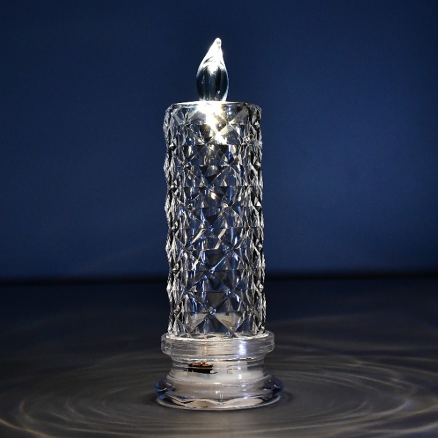 Rose Candles for Home Decoration, Crystal Candle Lights, Diwali
