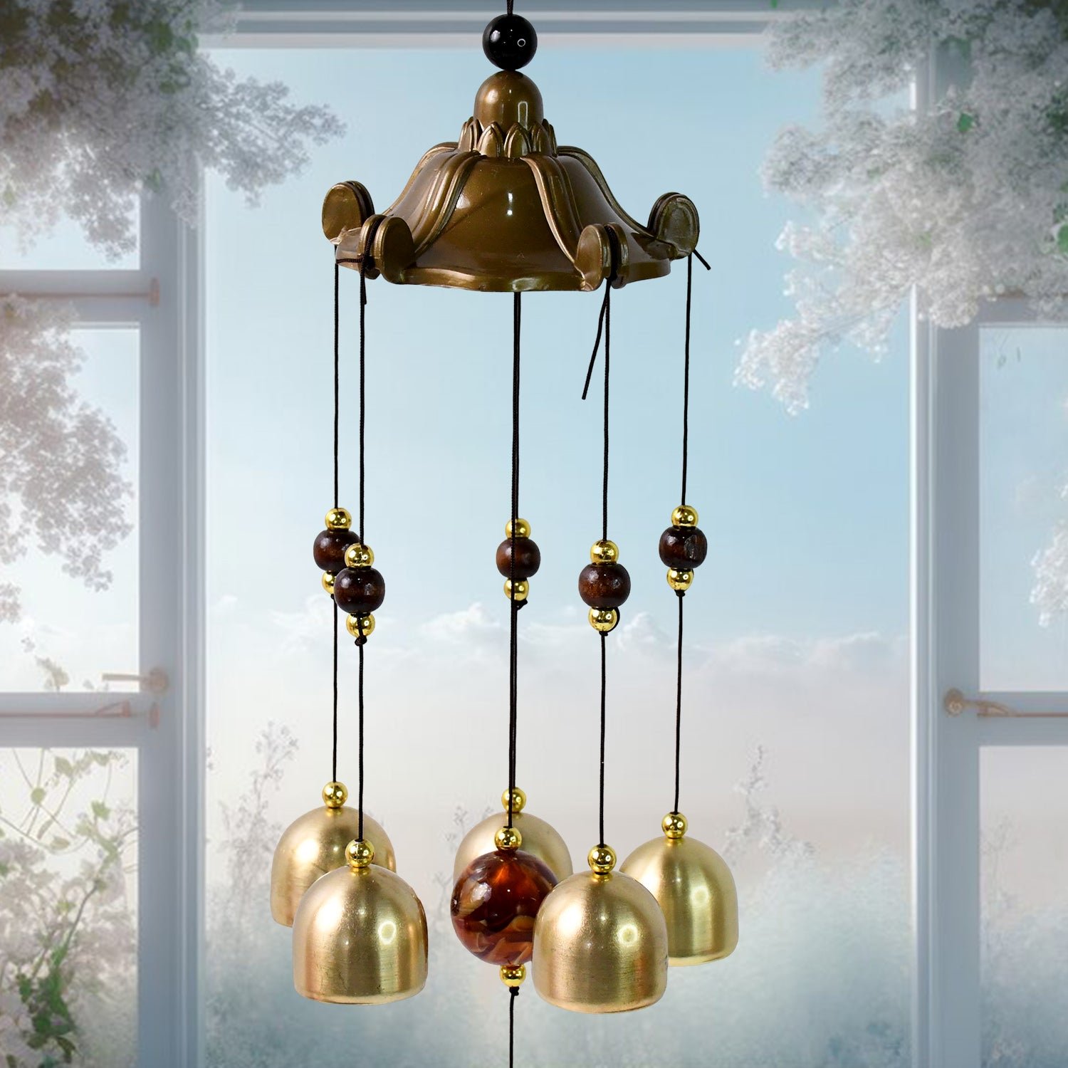 Decorative Wind Bell Chimes Outdoor Hanging (1 Pc)