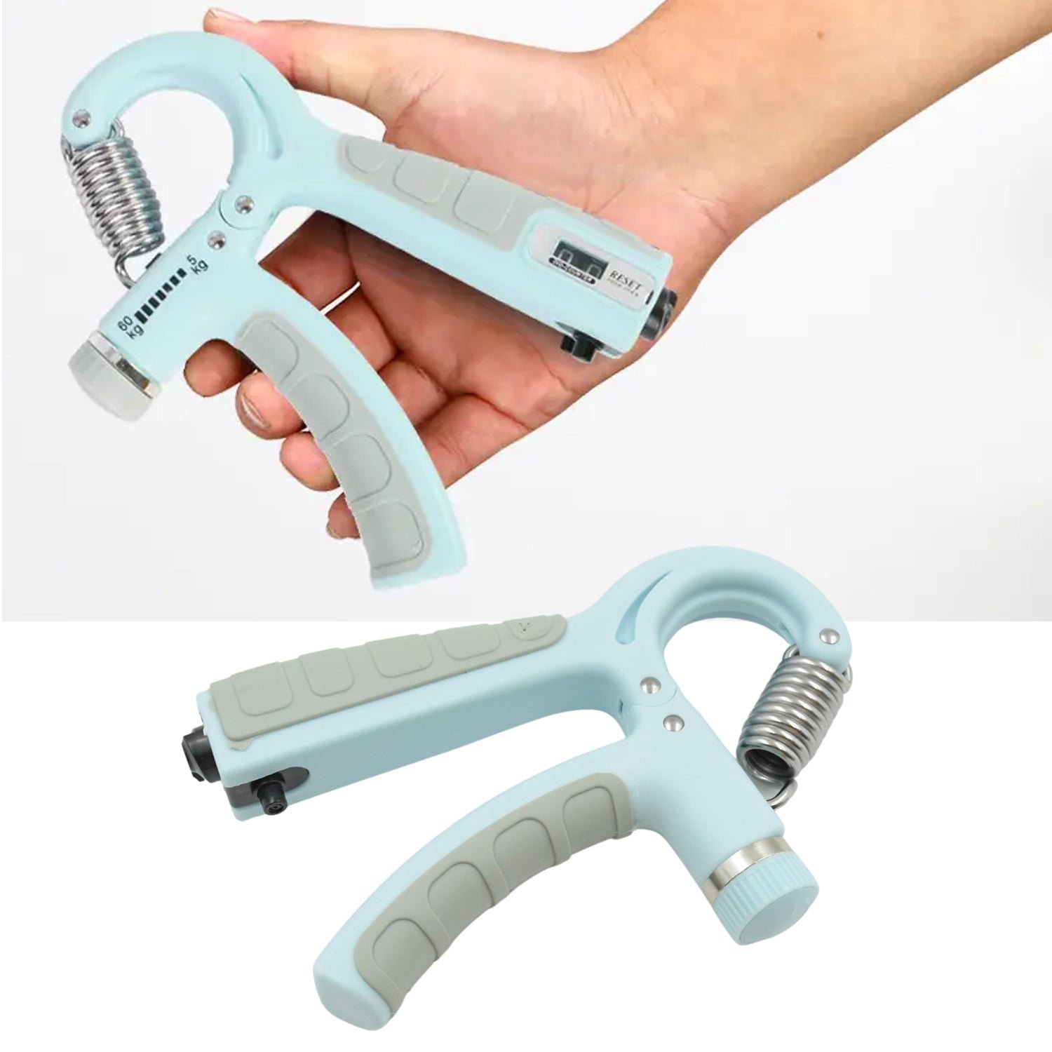 Gym Fitness Hand Grip Adjustable Finger Heavy Exerciser Strengthener 1 Pc