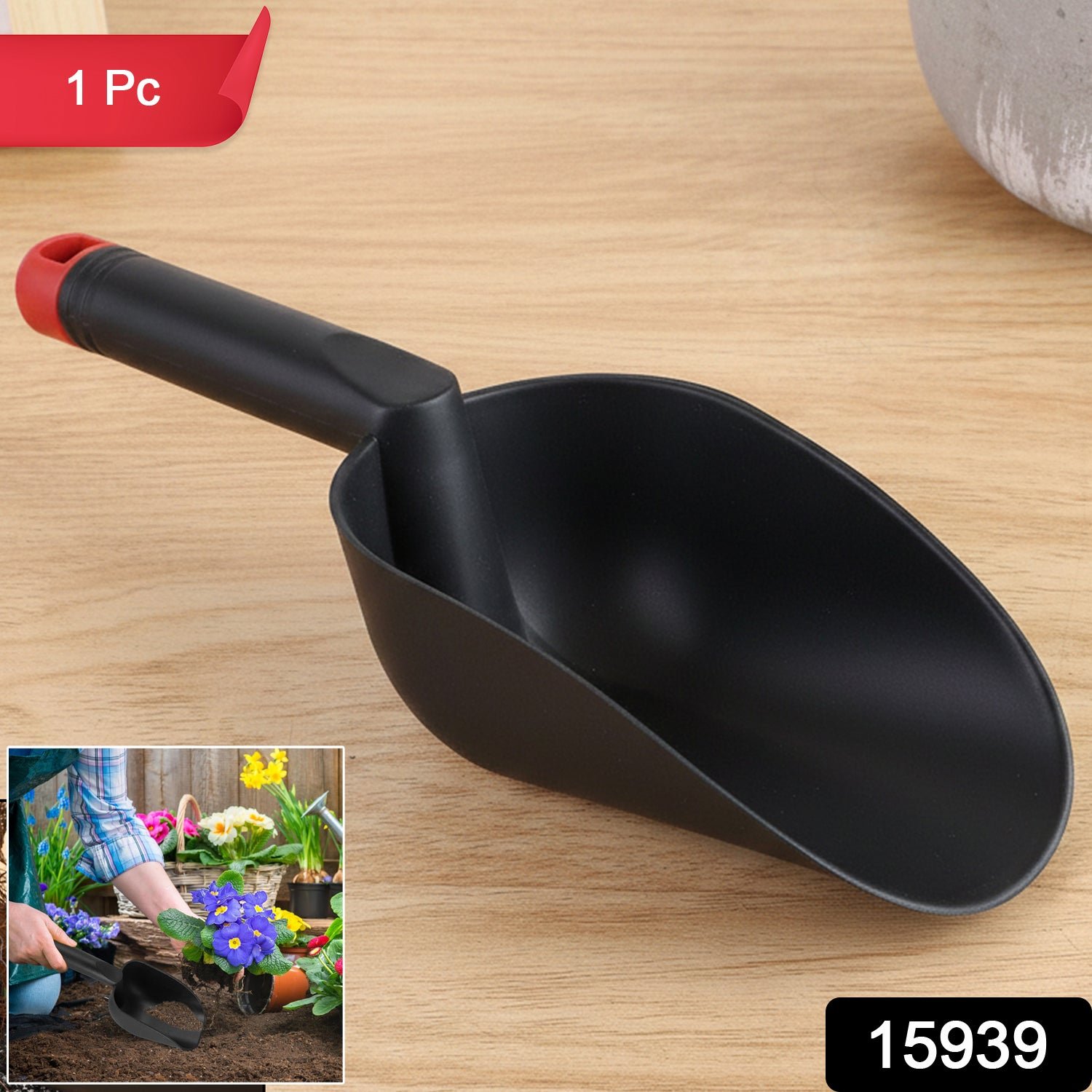Heavy Duty Plastic Garden Hand Trowel (1 Pc)