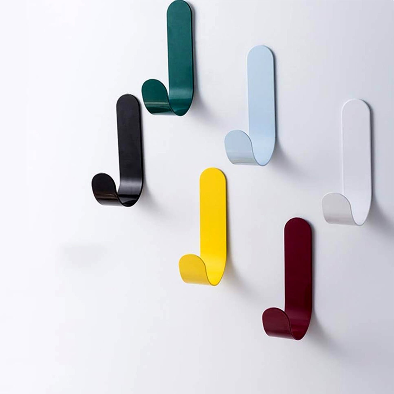 Self Adhesive Waterproof Wall Hooks for Multipurpose Home Storage (20 Pcs Set)