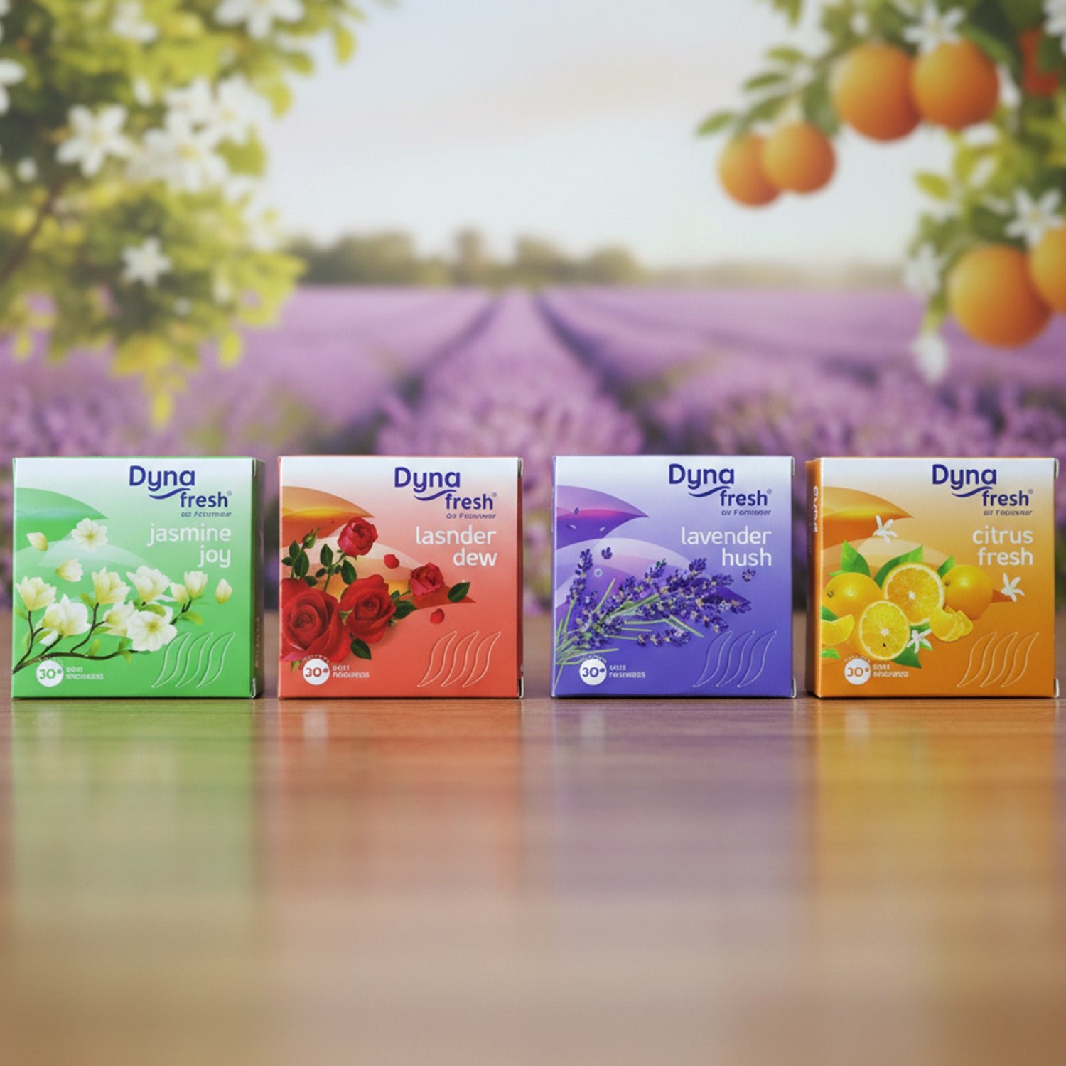 Mix Fragrance Air Freshener Combo (4 Pc, 200Gm, 50Gm Per Pkt)