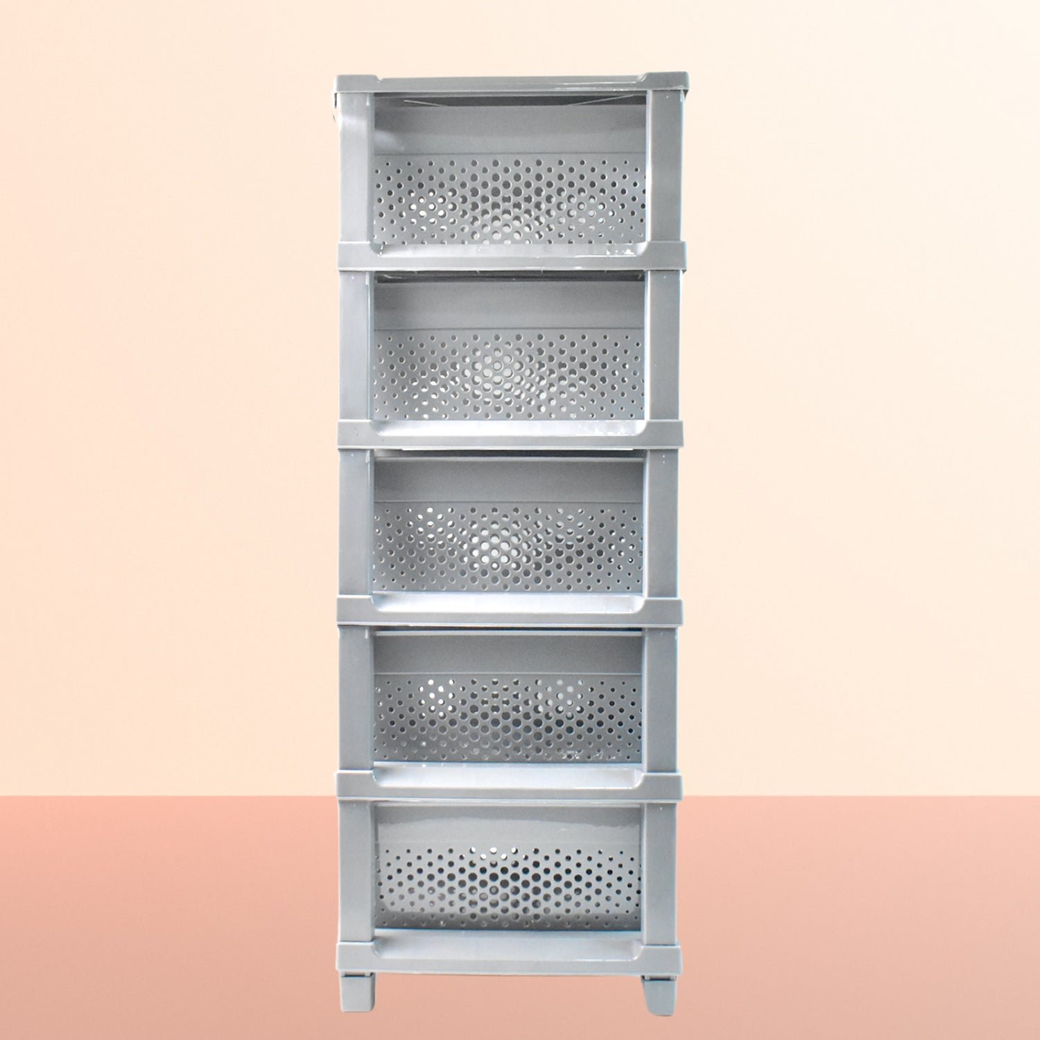 Multi-Purpose Anti-Slip 5 Layer Modular Drawer Storage System (68×33 Cm)