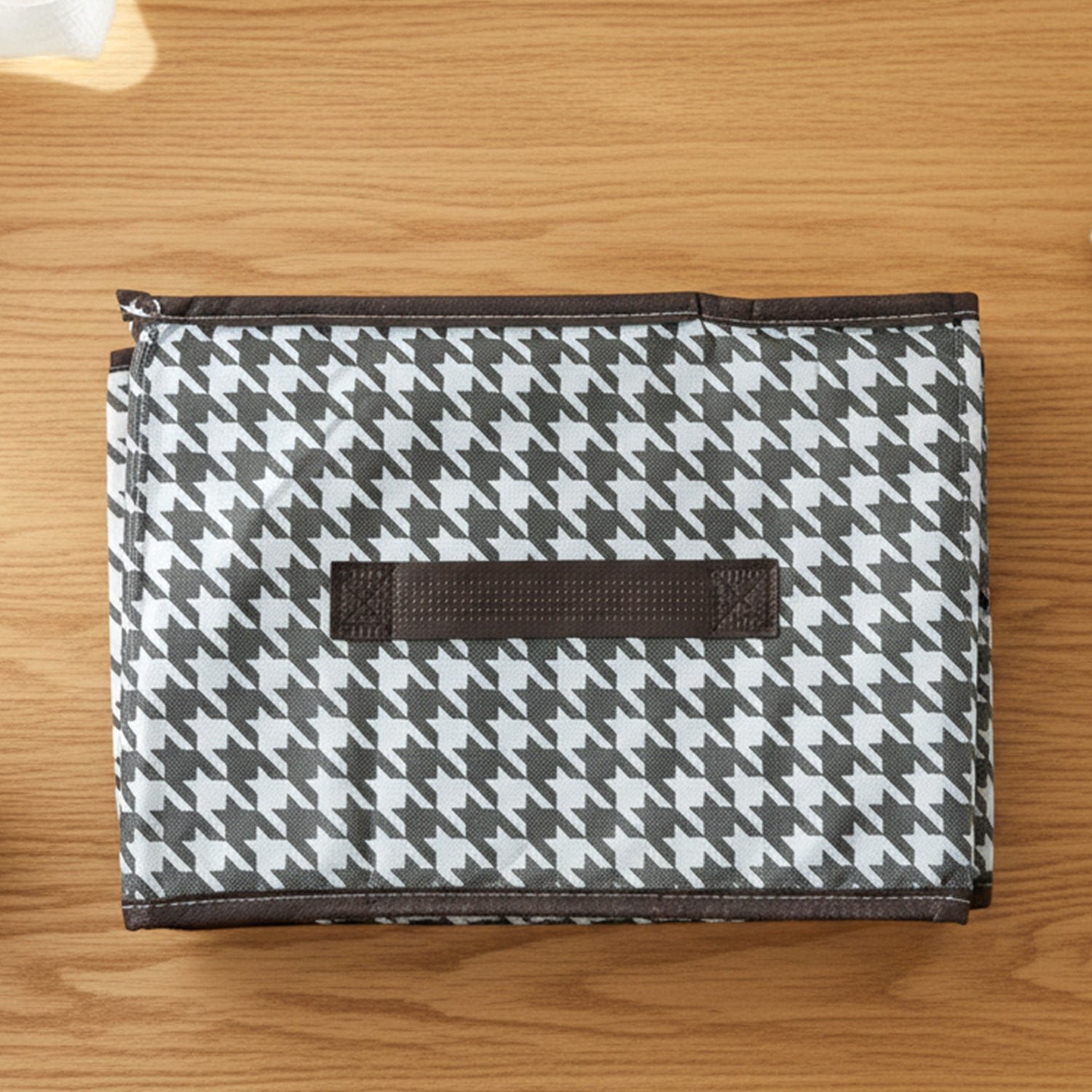 Foldable Fabric Storage Basket Organizer Box (1 Pc, 40x28Cm)