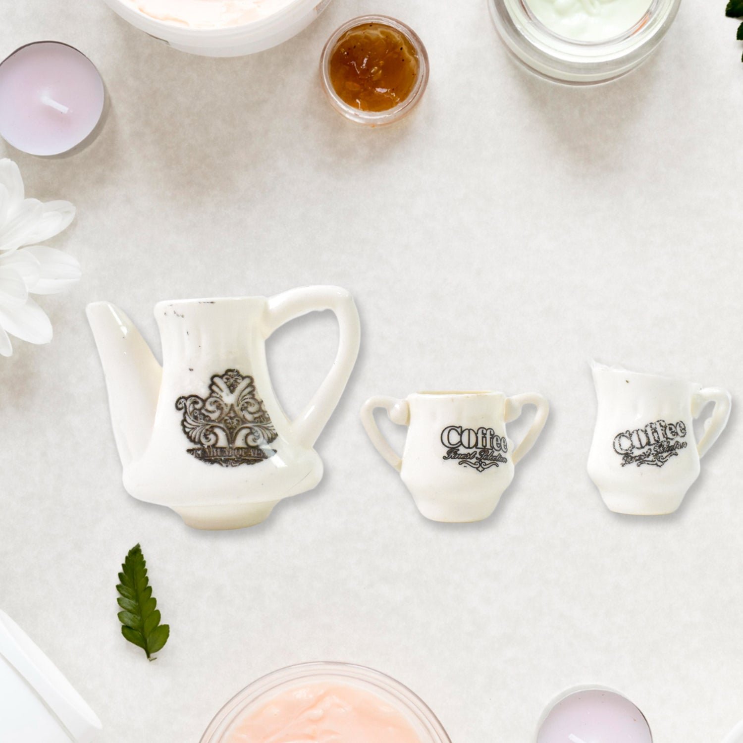 Tickles Tea toy Set | Coffee Kitchen Plastic Set (14 Pcs / Mix Size & Design)