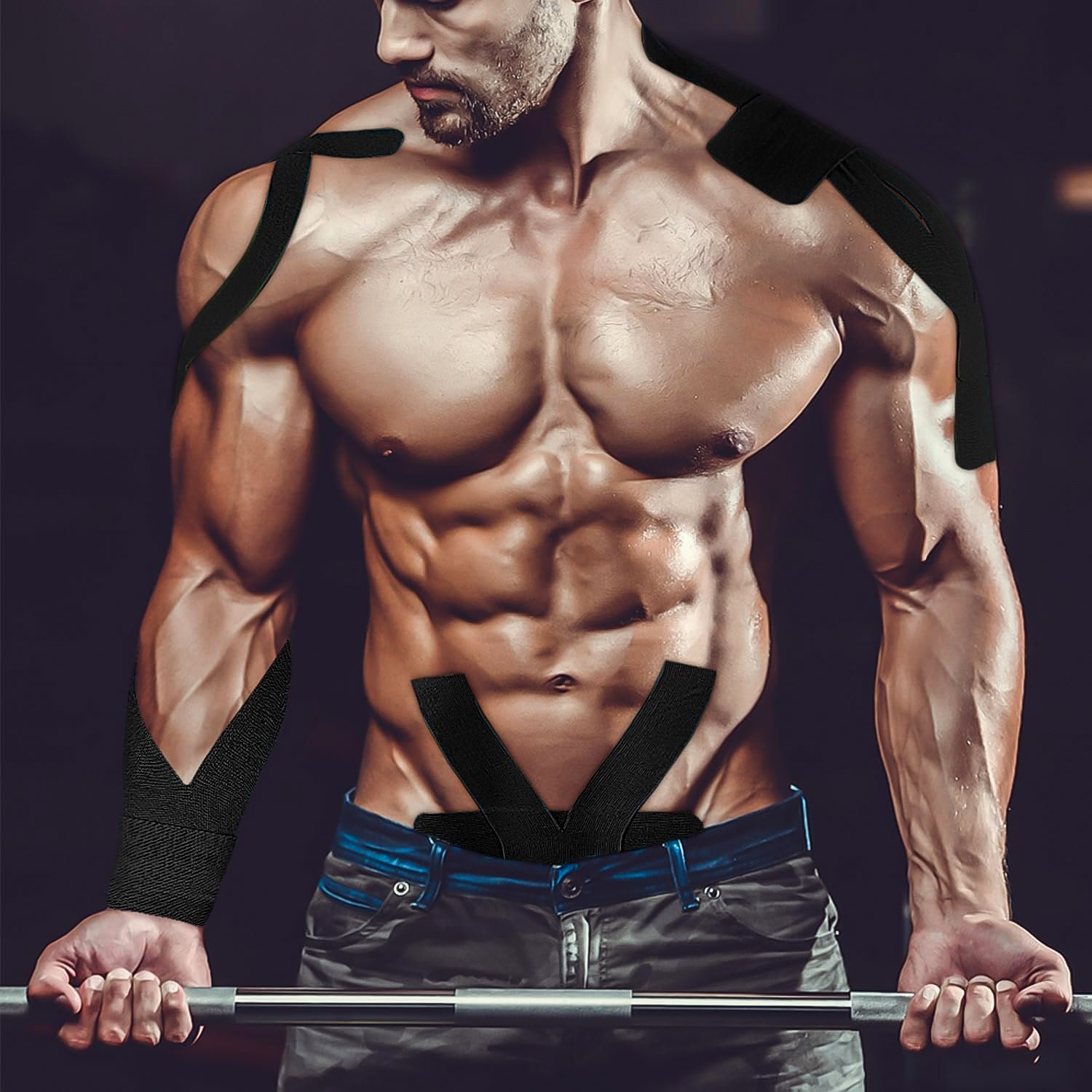 Kinesiology Tape Physiotherapy Tape For Sports Injury Pain Relief (5 cm X 5m / 1 Pc)