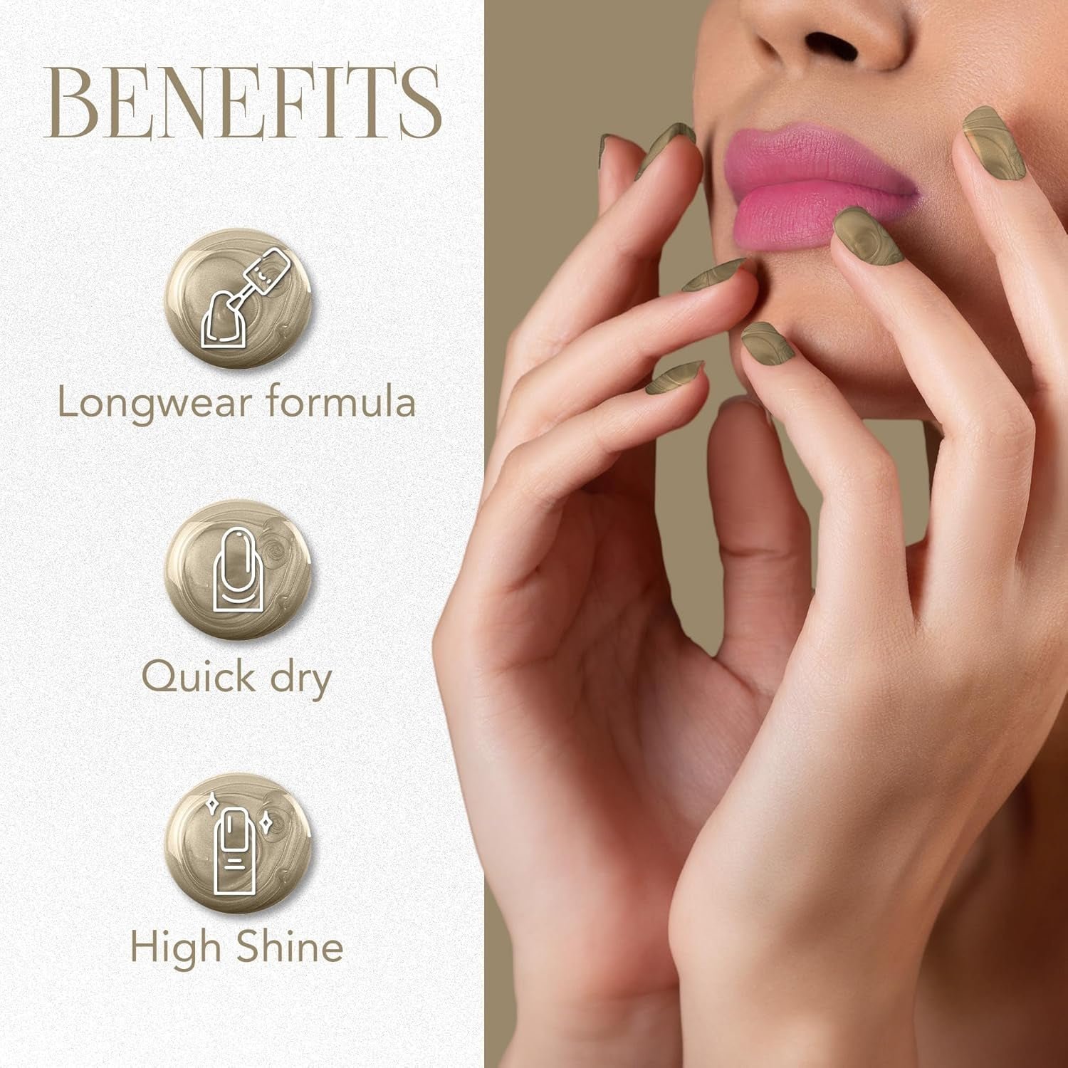 OG Beauty Premium Canvas Gold Metallica Nail Polish (1 Pc / 10 ML)