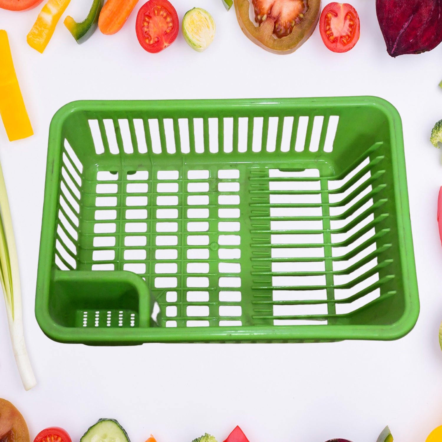 Multipurpose Plastic Kitchen Basket for Vegetables Fruits WashingOrganizer 43×30 cm
