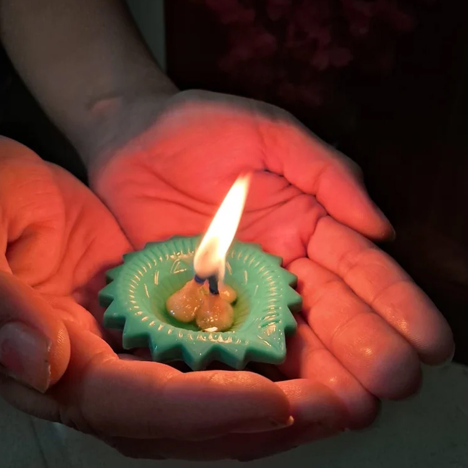 Silicone Diya for Diwali Attractive Design Colourful Diya Combo, Diwali (6 Pcs Set)