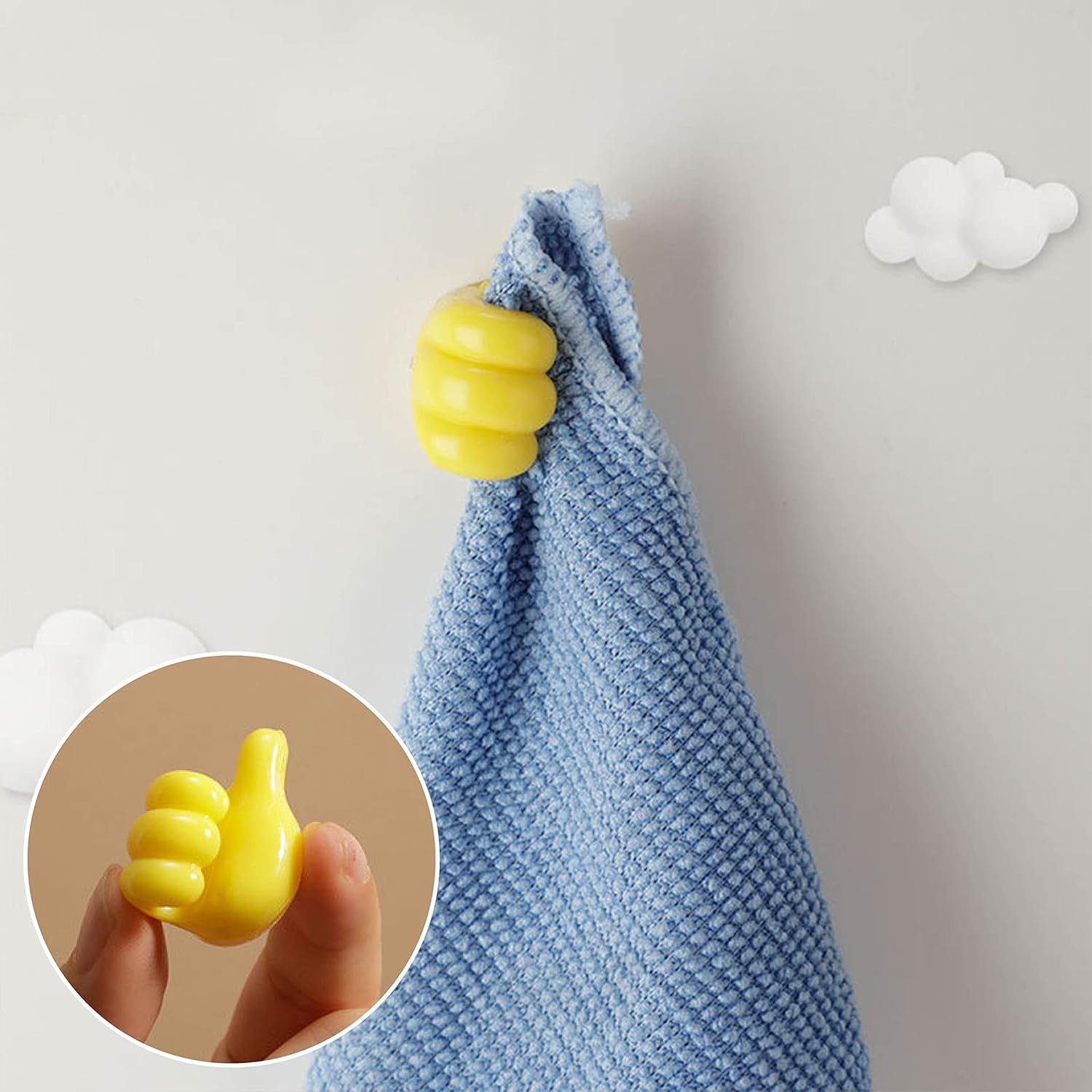 Thumb Cable Clips, Multi-Color Cord Organizer for Home, Office, Car (10 Pc Set)