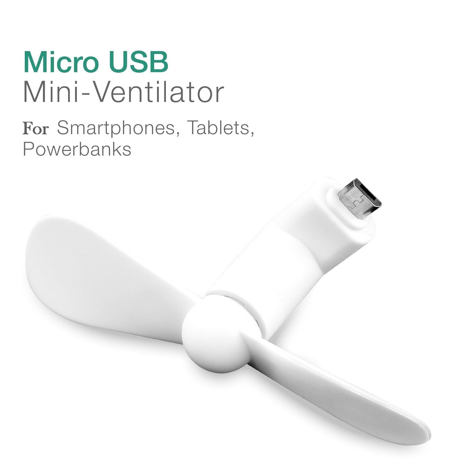Micro / Android USB Mini Fan Flexible USB Fan (1 Pc / Loose)