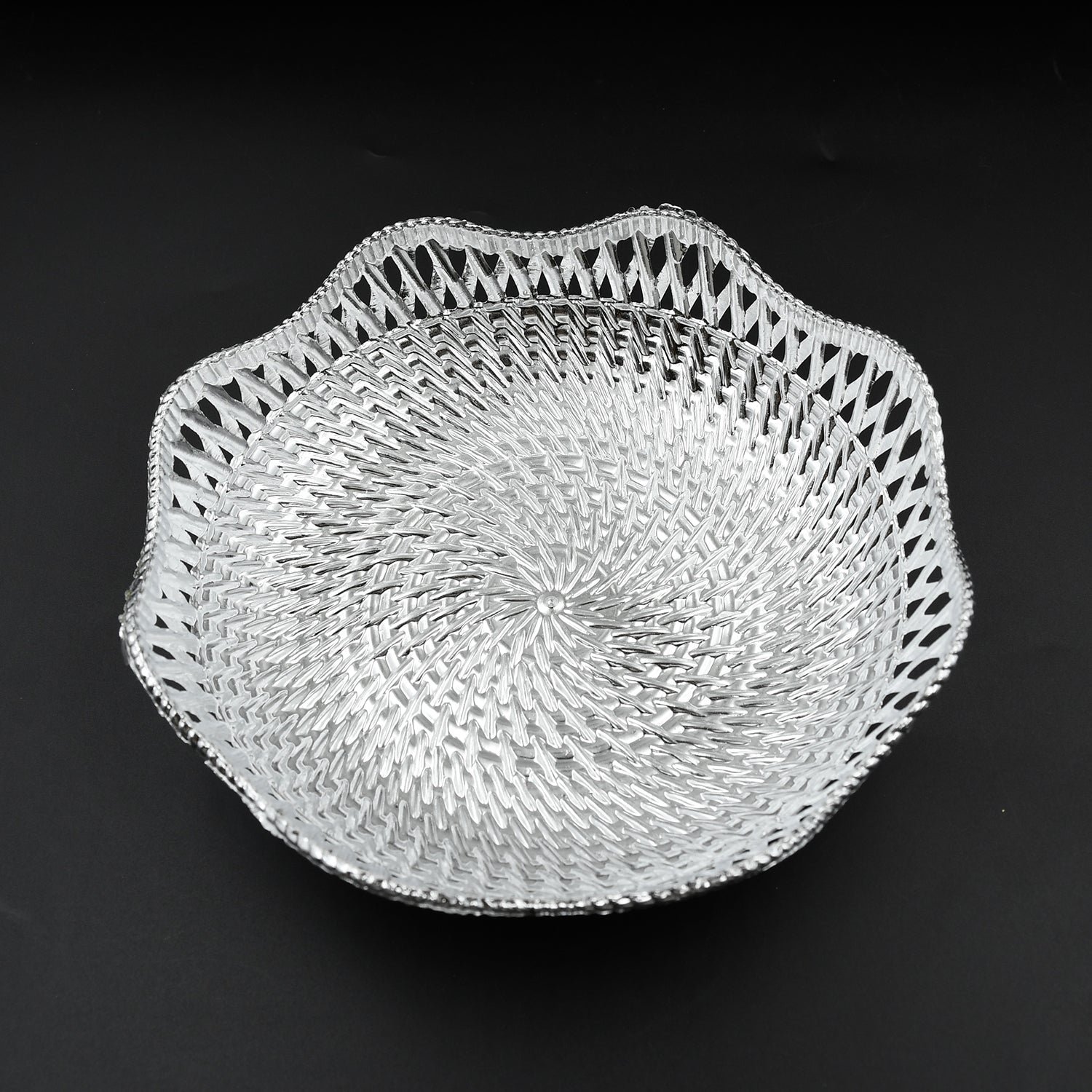 Round Traditional Multipurpose Mukhwas Serving Tray – Decorative Platters (1 Pc)