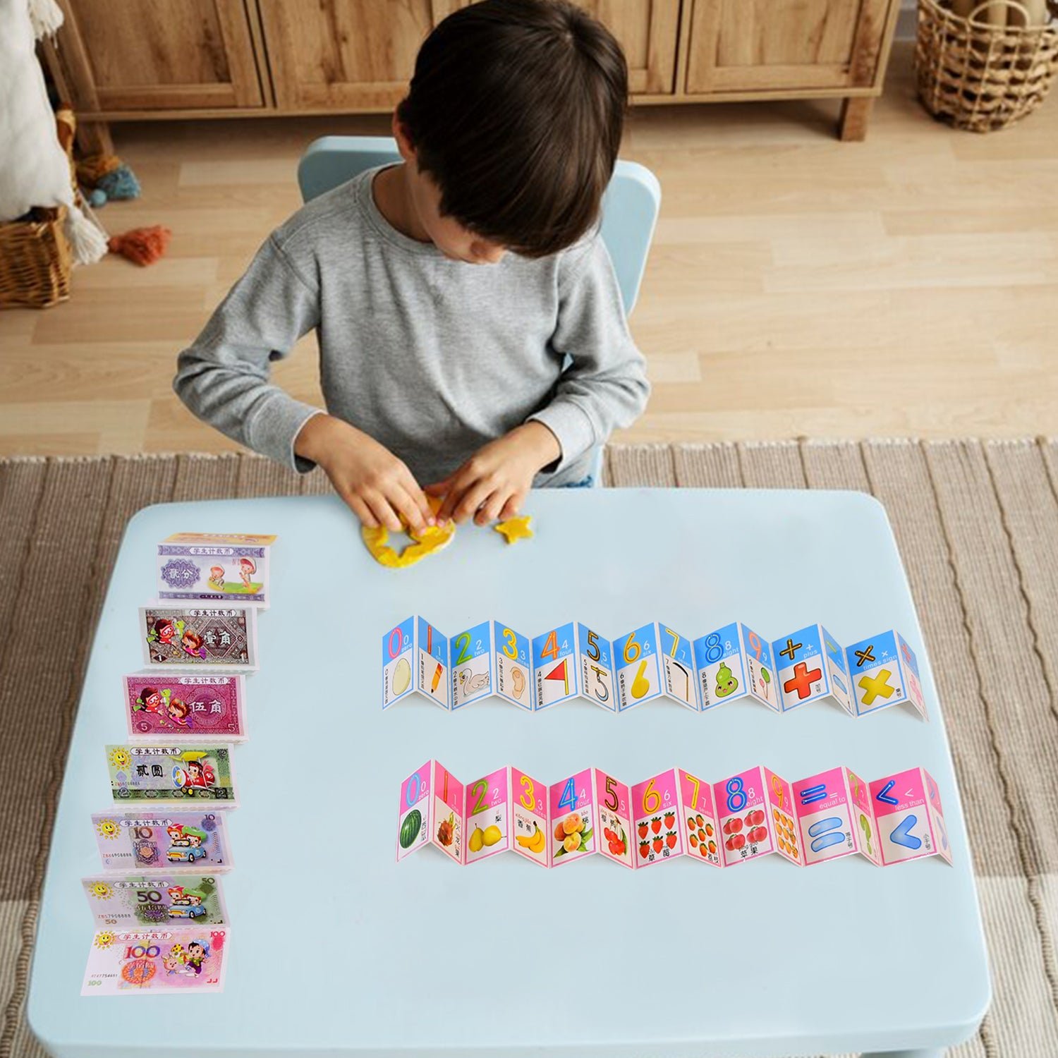 Kid Learning study game Set for kids with Color and shapes (1 Set)