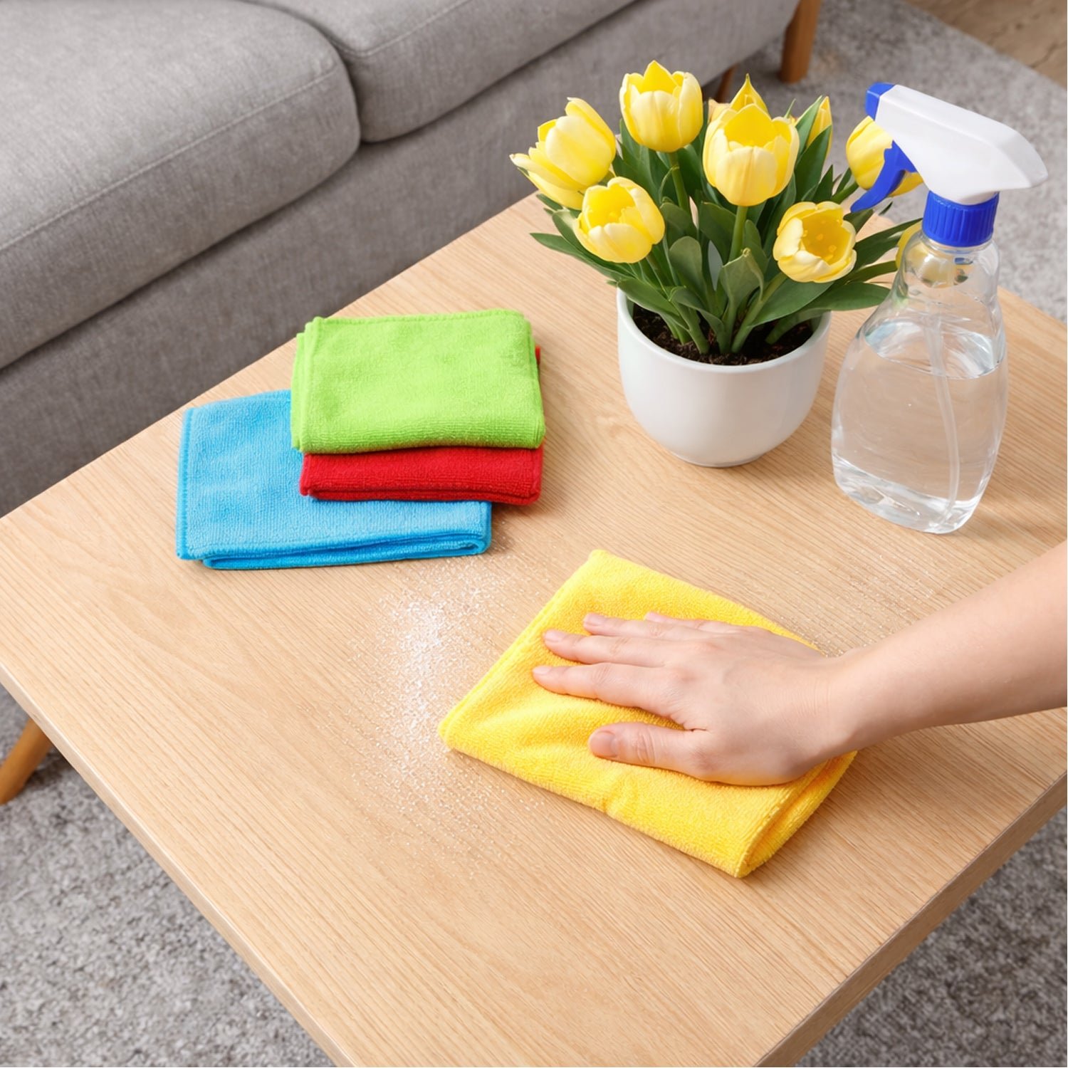 Microfiber Cleaning Cloth Set (4 Pc Set)