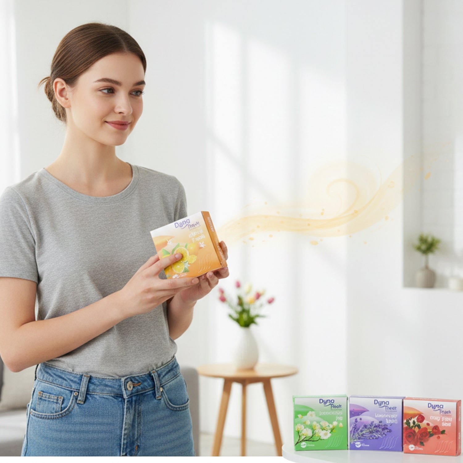 Mix Fragrance Air Freshener Combo (4 Pc, 200Gm, 50Gm Per Pkt)