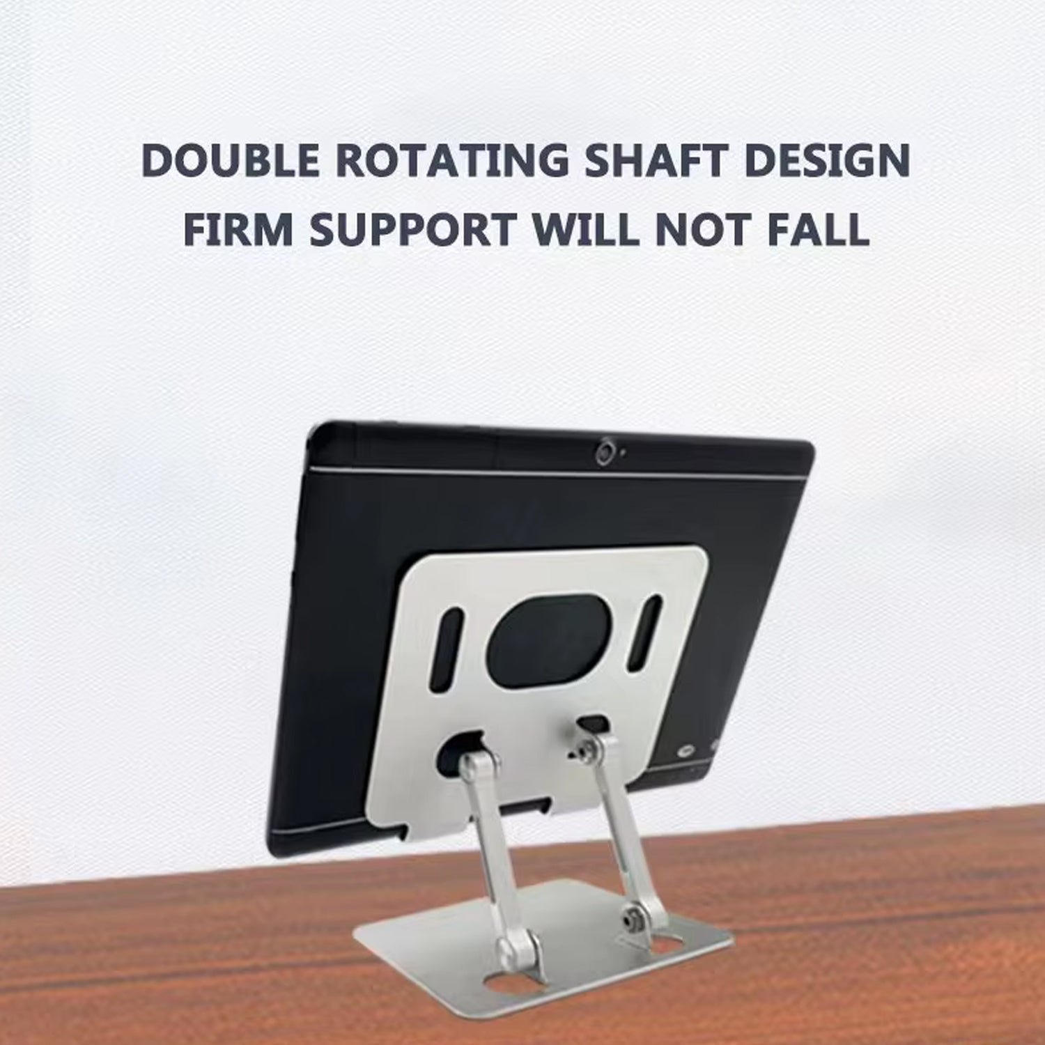 Tablet Stand Metal Alloy Adjustable Bracket, Ergonomic Foldable Metal Tablet Holder